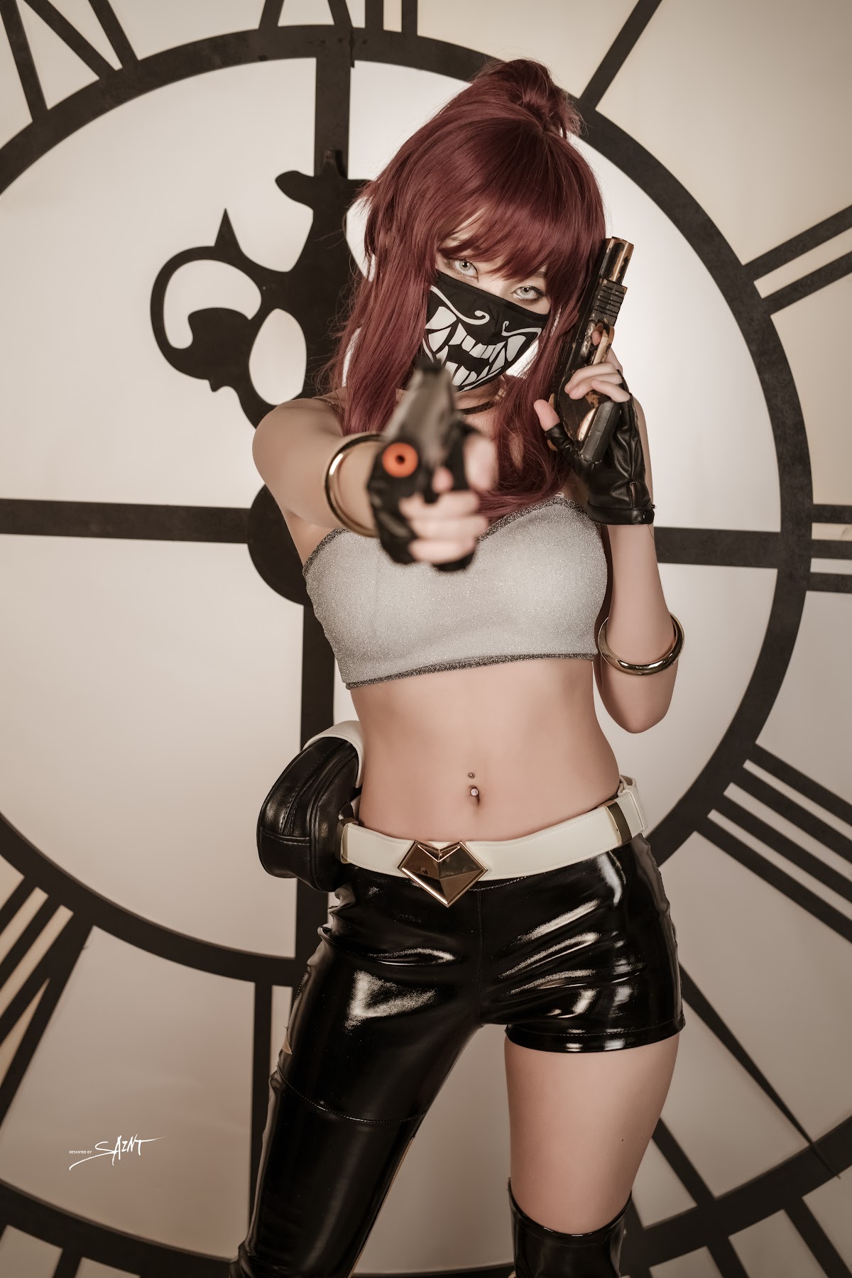 SAINT Photolife – Yuna (유나) – Yuna’s Cos Vol.04 – KDA Akali & Nier Automata 2B - P18