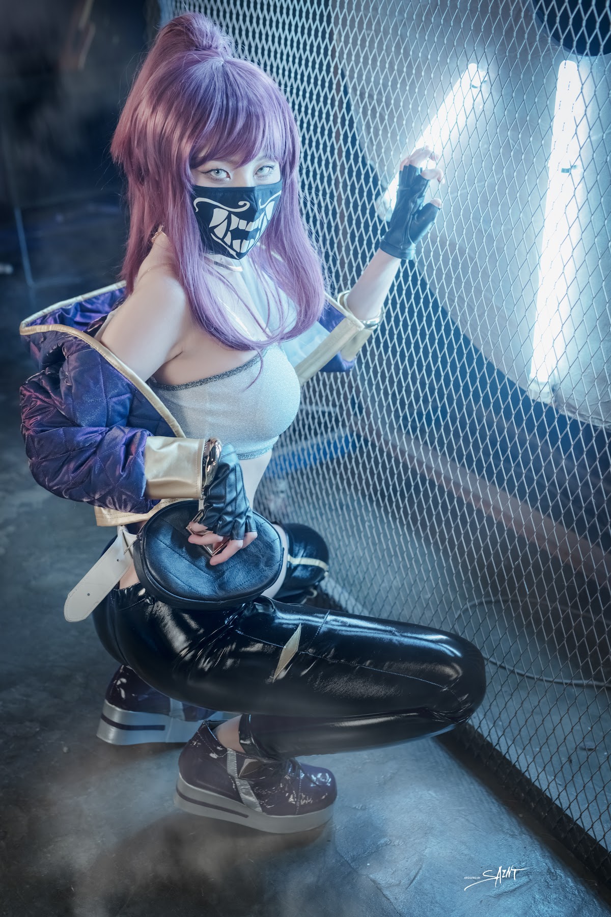 SAINT Photolife – Yuna (유나) – Yuna’s Cos Vol.04 – KDA Akali & Nier Automata 2B - P1
