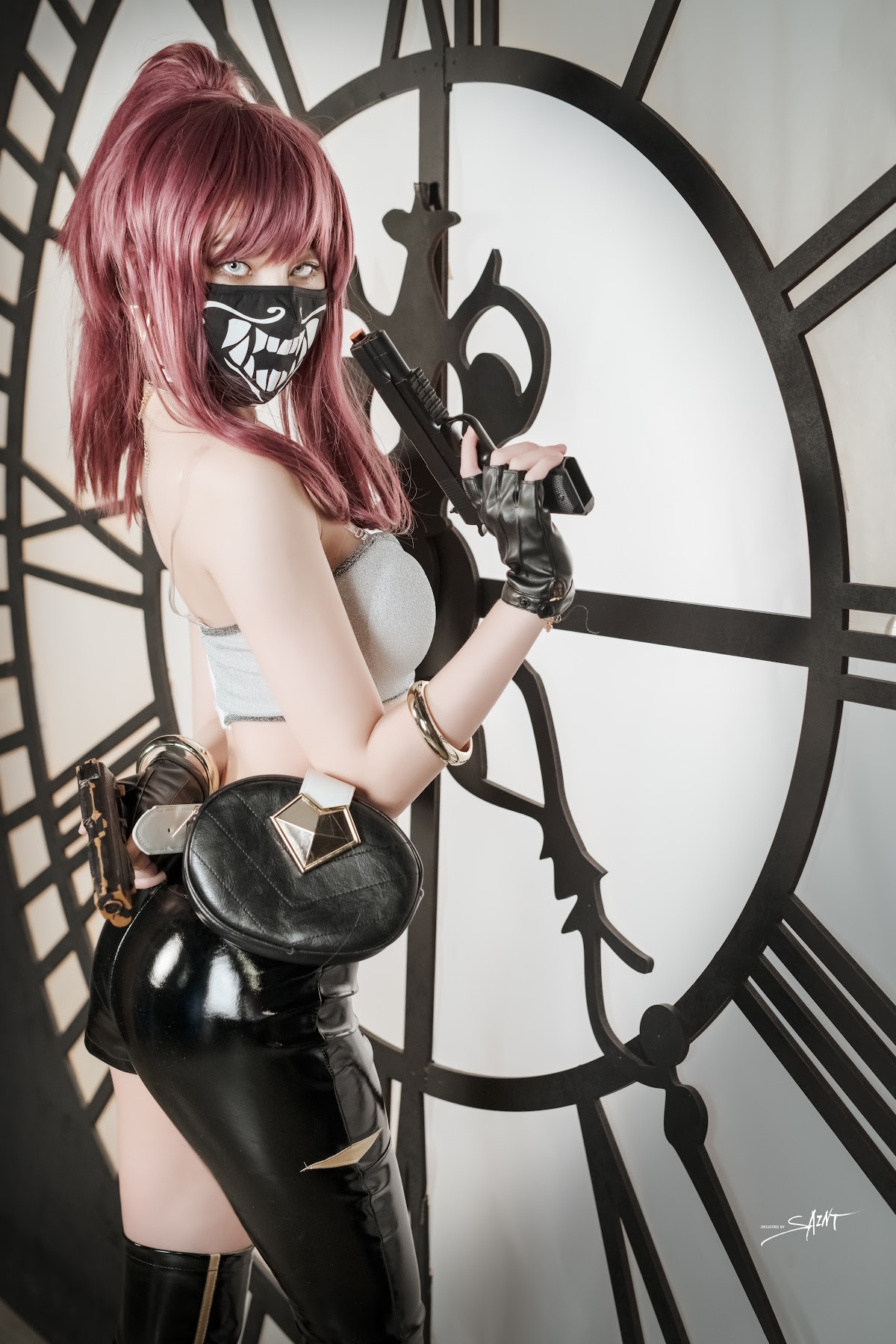 SAINT Photolife – Yuna (유나) – Yuna’s Cos Vol.04 – KDA Akali & Nier Automata 2B - P20