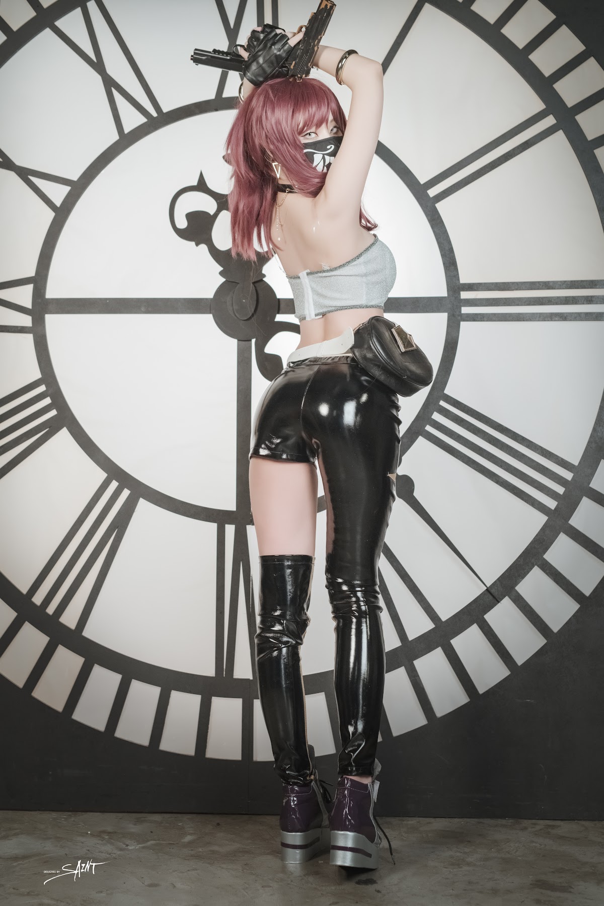SAINT Photolife – Yuna (유나) – Yuna’s Cos Vol.04 – KDA Akali & Nier Automata 2B - P21