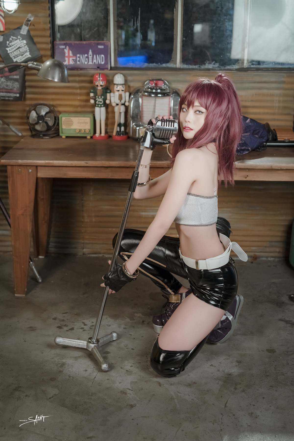 SAINT Photolife – Yuna (유나) – Yuna’s Cos Vol.04 – KDA Akali & Nier Automata 2B - P24