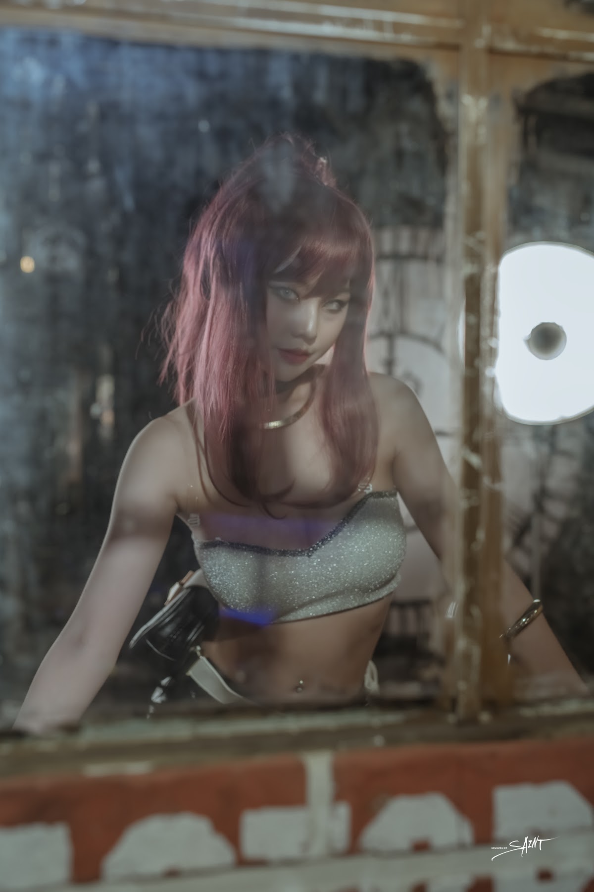 SAINT Photolife – Yuna (유나) – Yuna’s Cos Vol.04 – KDA Akali & Nier Automata 2B - P26