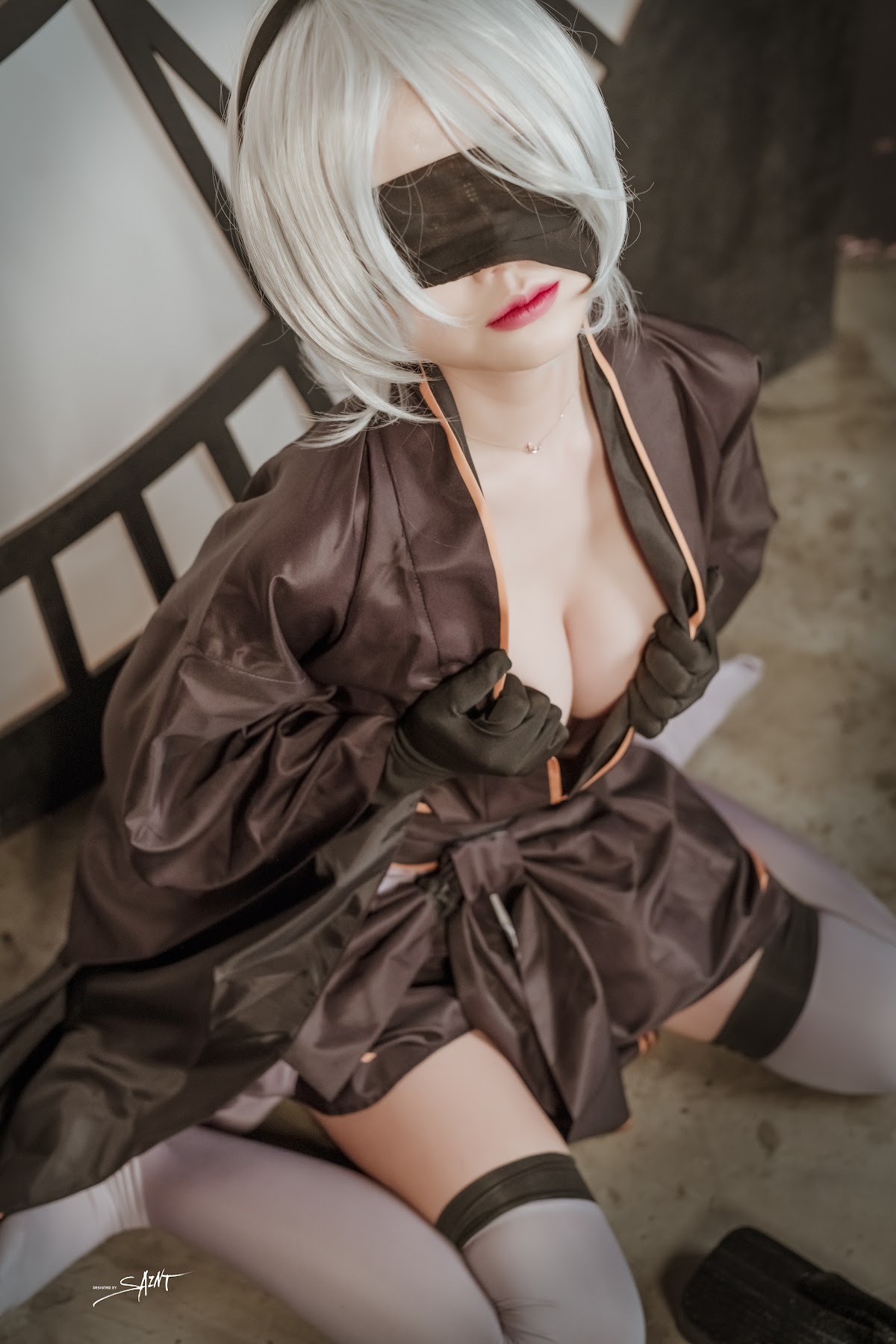 SAINT Photolife – Yuna (유나) – Yuna’s Cos Vol.04 – KDA Akali & Nier Automata 2B - P29
