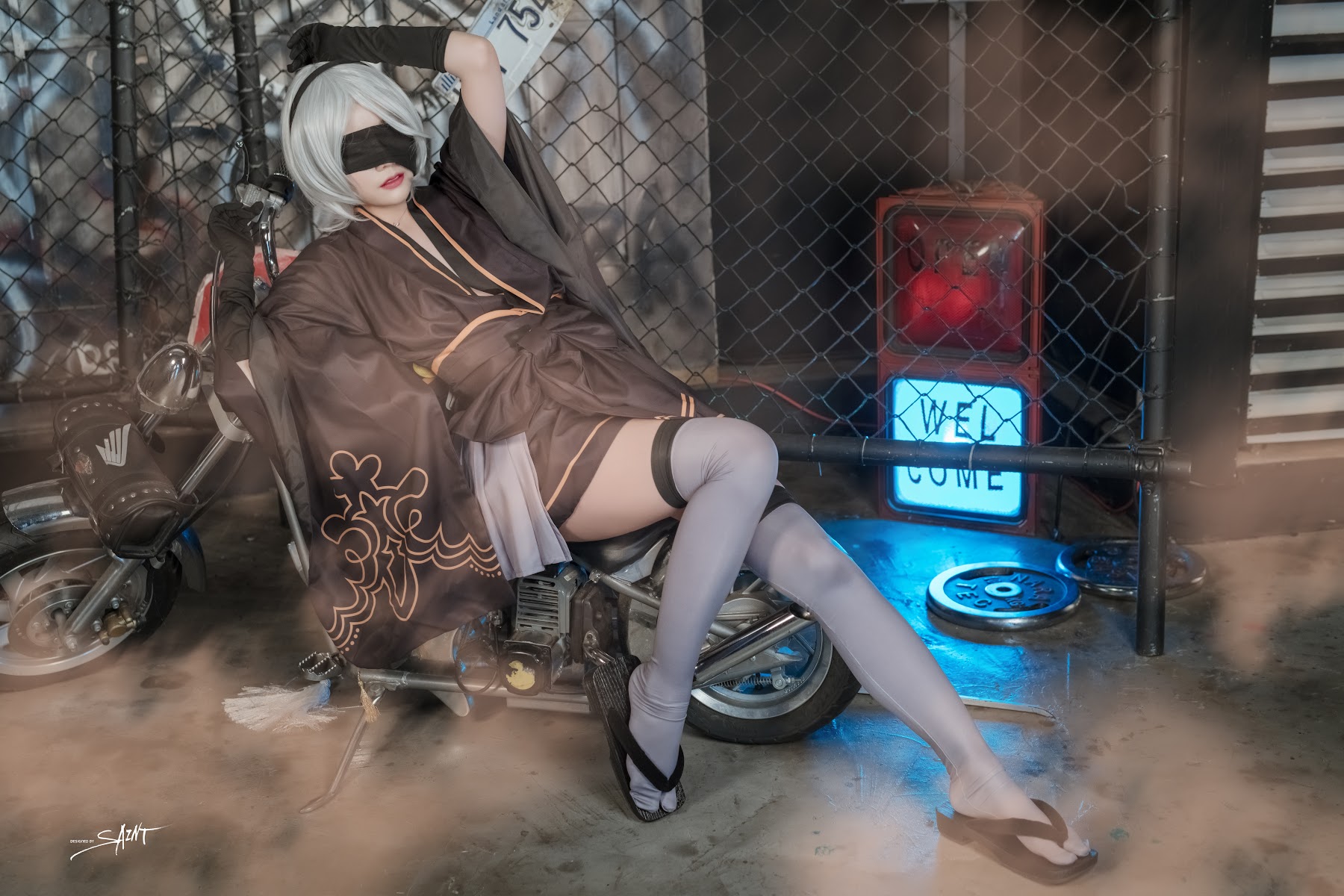 SAINT Photolife – Yuna (유나) – Yuna’s Cos Vol.04 – KDA Akali & Nier Automata 2B - P31