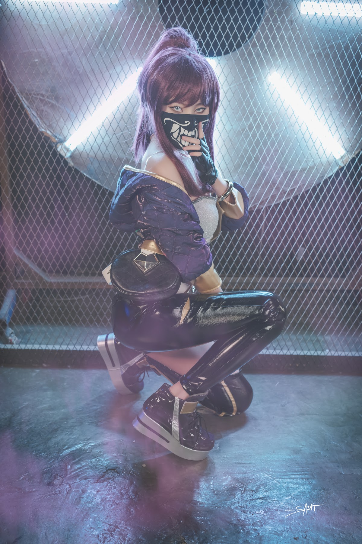 SAINT Photolife – Yuna (유나) – Yuna’s Cos Vol.04 – KDA Akali & Nier Automata 2B - P33