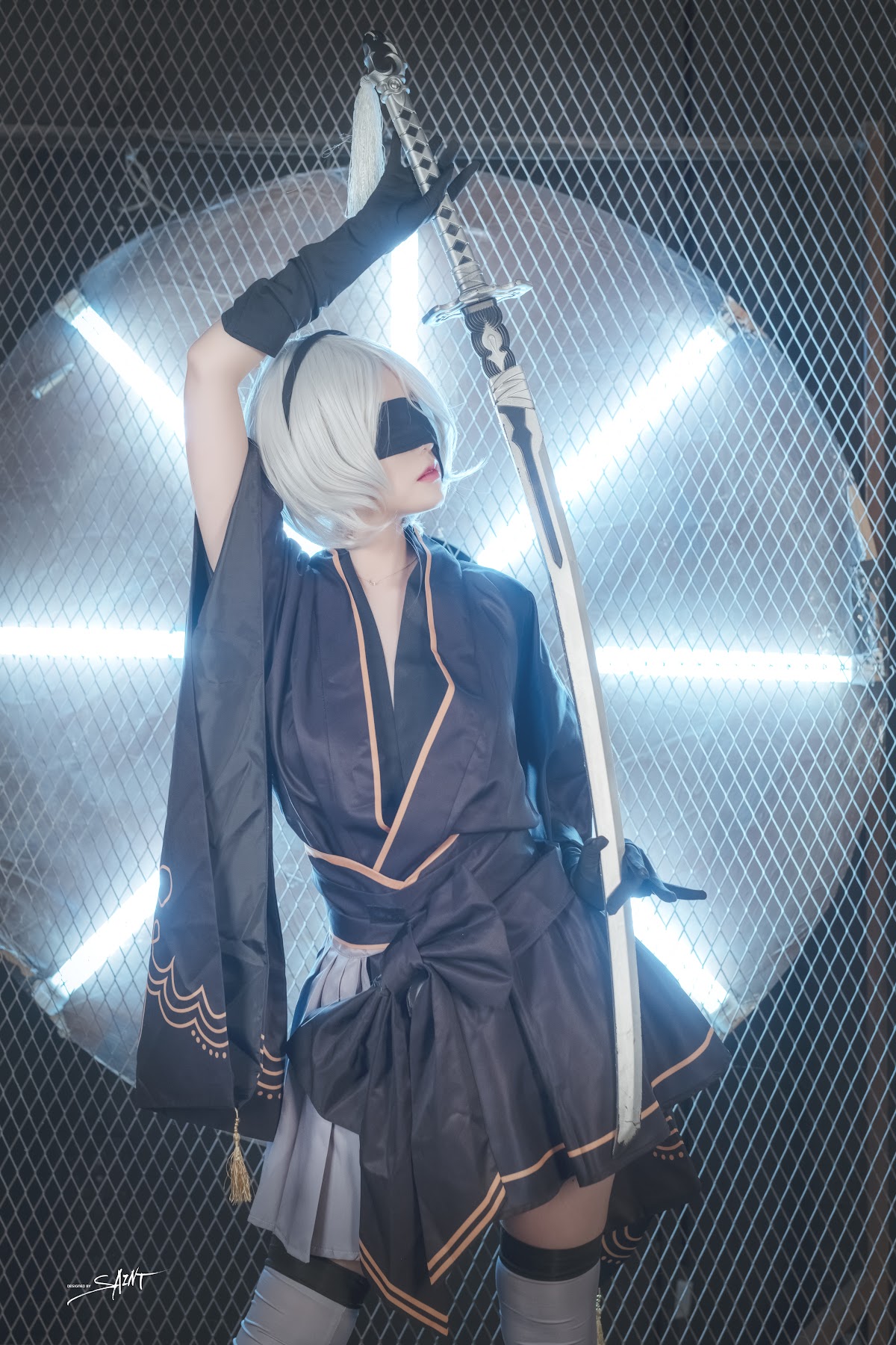 SAINT Photolife – Yuna (유나) – Yuna’s Cos Vol.04 – KDA Akali & Nier Automata 2B - P34
