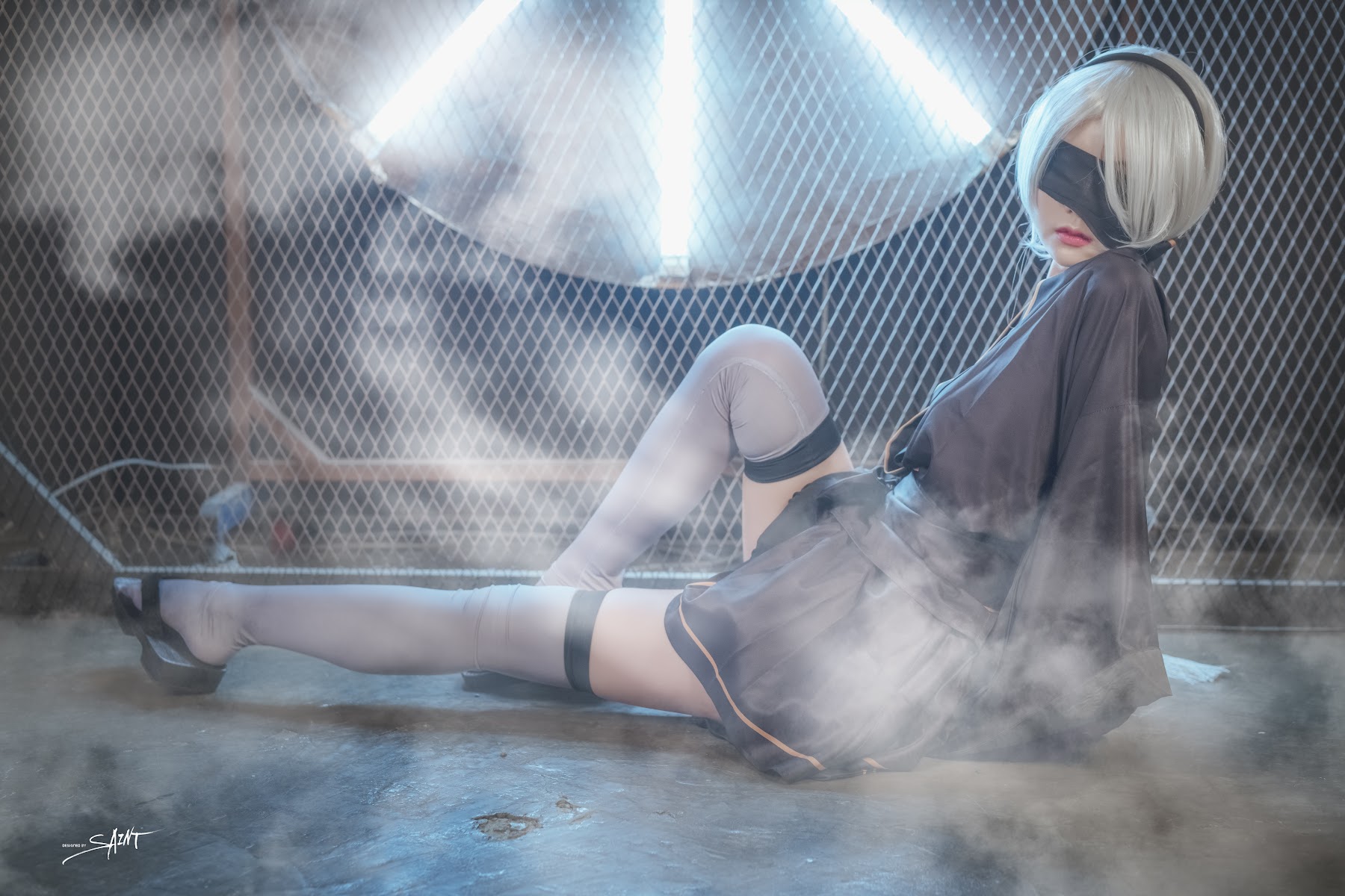 SAINT Photolife – Yuna (유나) – Yuna’s Cos Vol.04 – KDA Akali & Nier Automata 2B - P36
