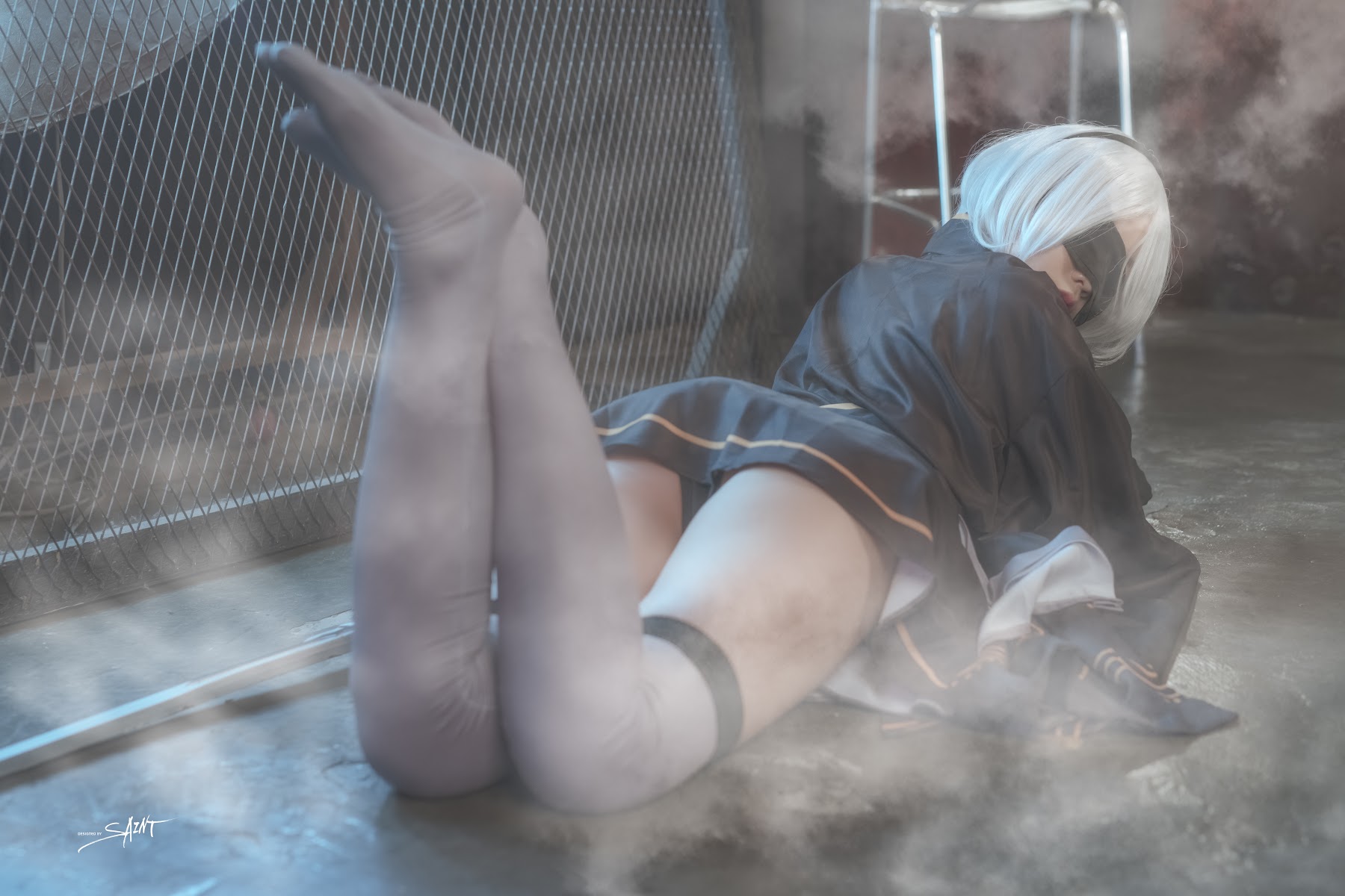 SAINT Photolife – Yuna (유나) – Yuna’s Cos Vol.04 – KDA Akali & Nier Automata 2B - P37