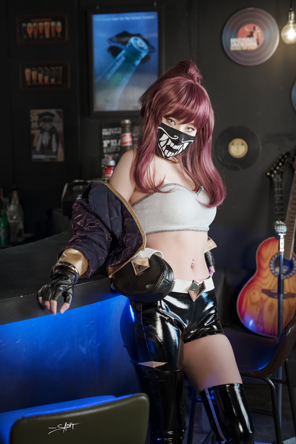 SAINT Photolife – Yuna (유나) – Yuna’s Cos Vol.04 – KDA Akali & Nier Automata 2B - P3