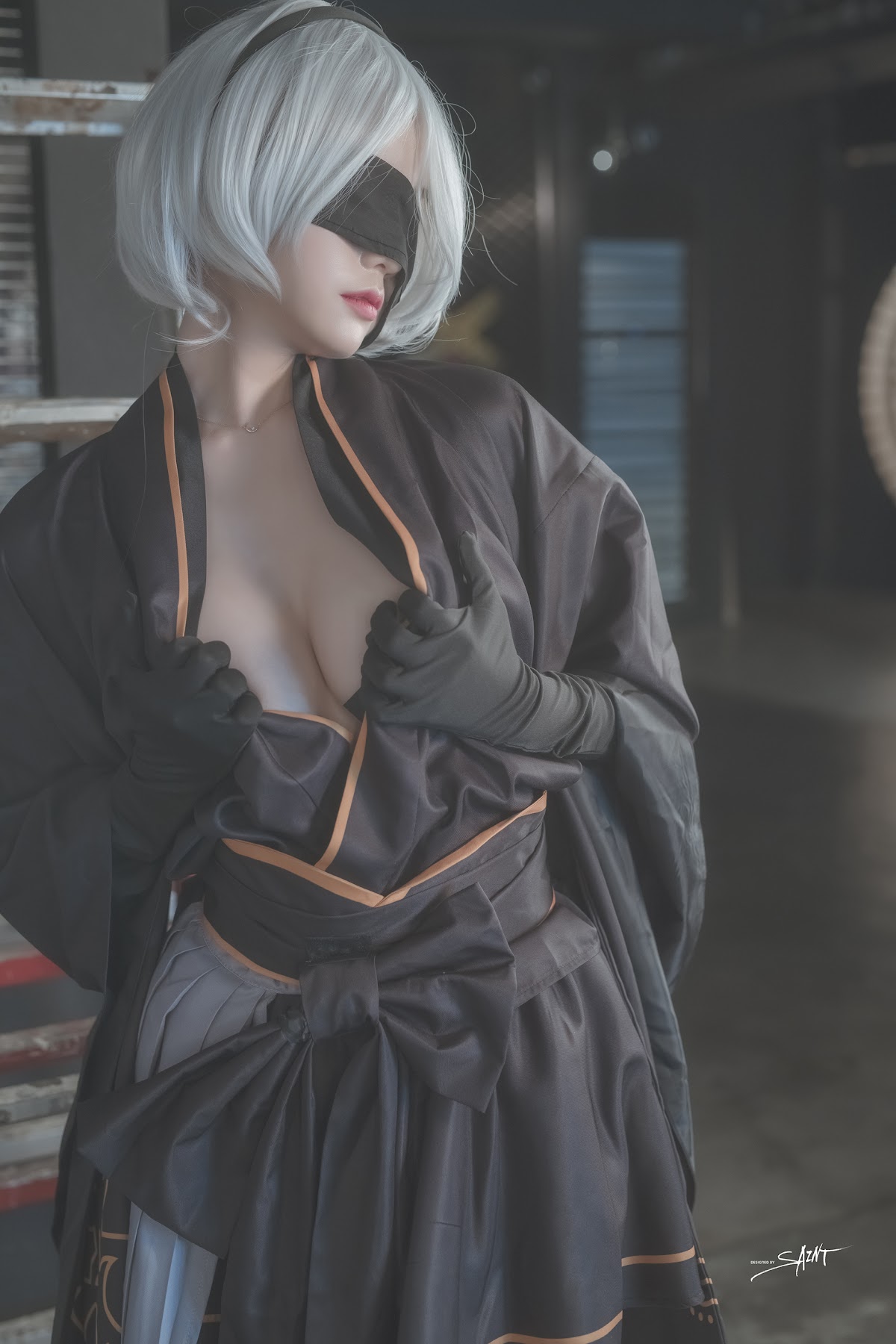 SAINT Photolife – Yuna (유나) – Yuna’s Cos Vol.04 – KDA Akali & Nier Automata 2B - P39