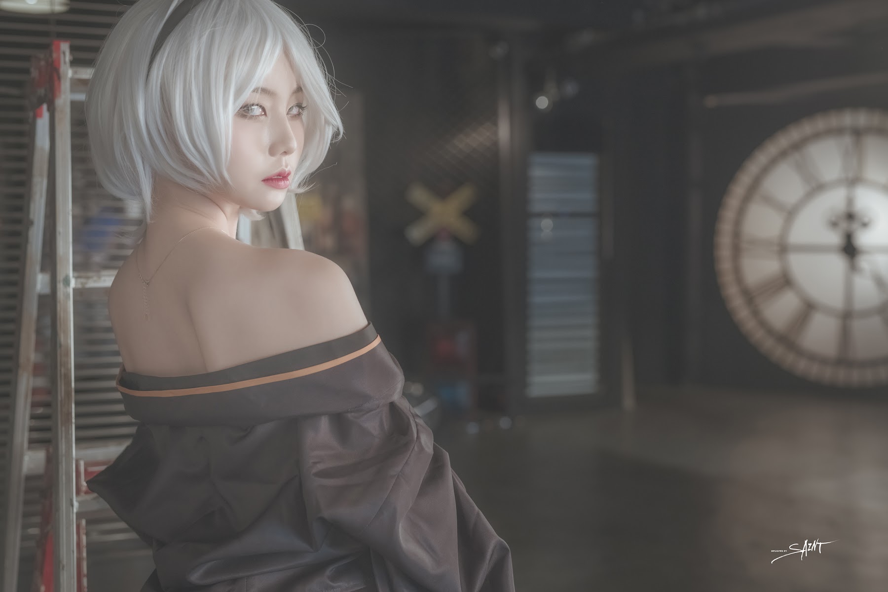 SAINT Photolife – Yuna (유나) – Yuna’s Cos Vol.04 – KDA Akali & Nier Automata 2B - P40