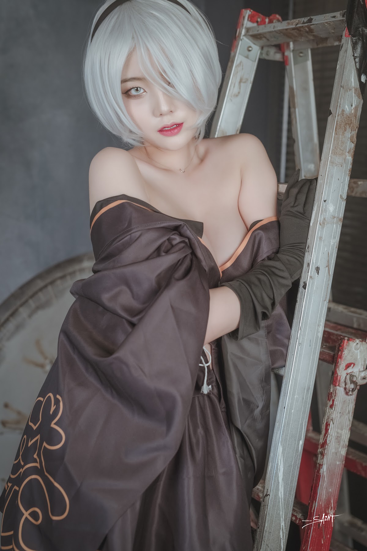 SAINT Photolife – Yuna (유나) – Yuna’s Cos Vol.04 – KDA Akali & Nier Automata 2B - P42