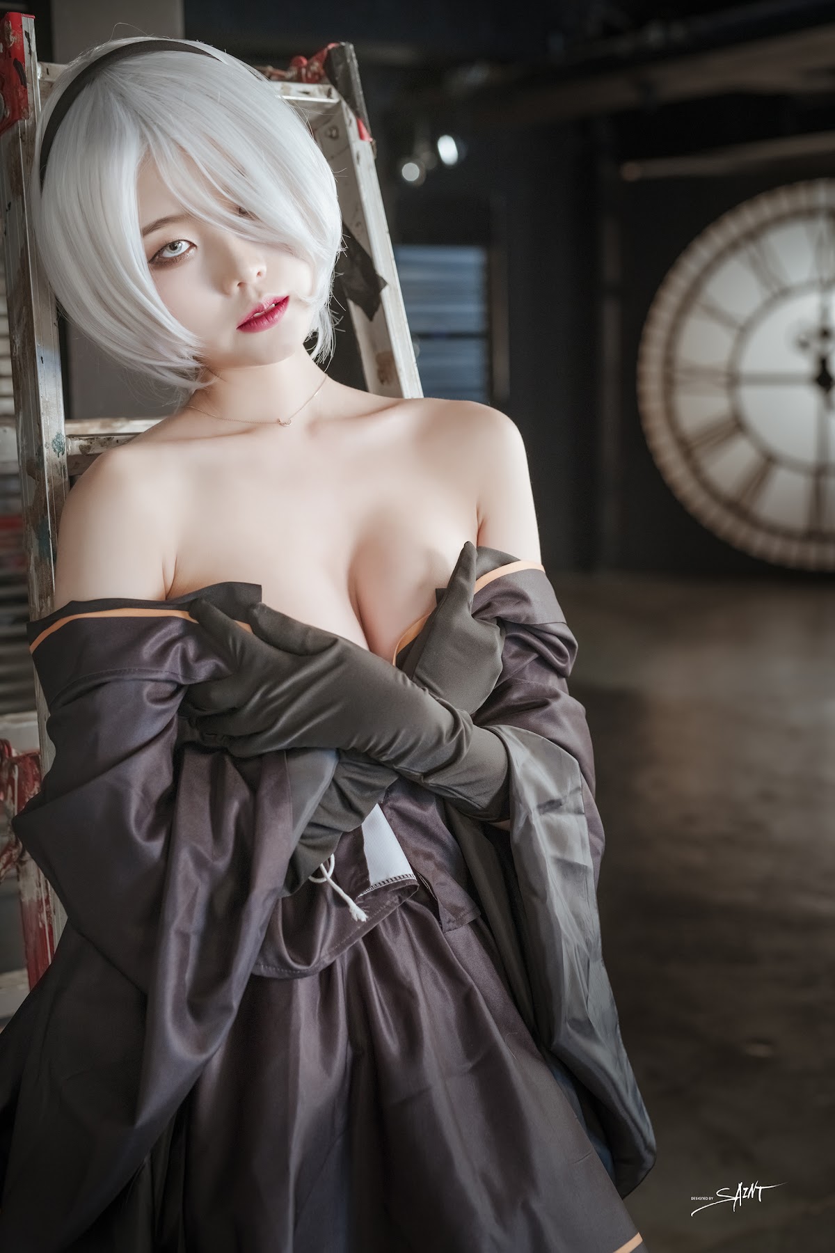 SAINT Photolife – Yuna (유나) – Yuna’s Cos Vol.04 – KDA Akali & Nier Automata 2B - P43