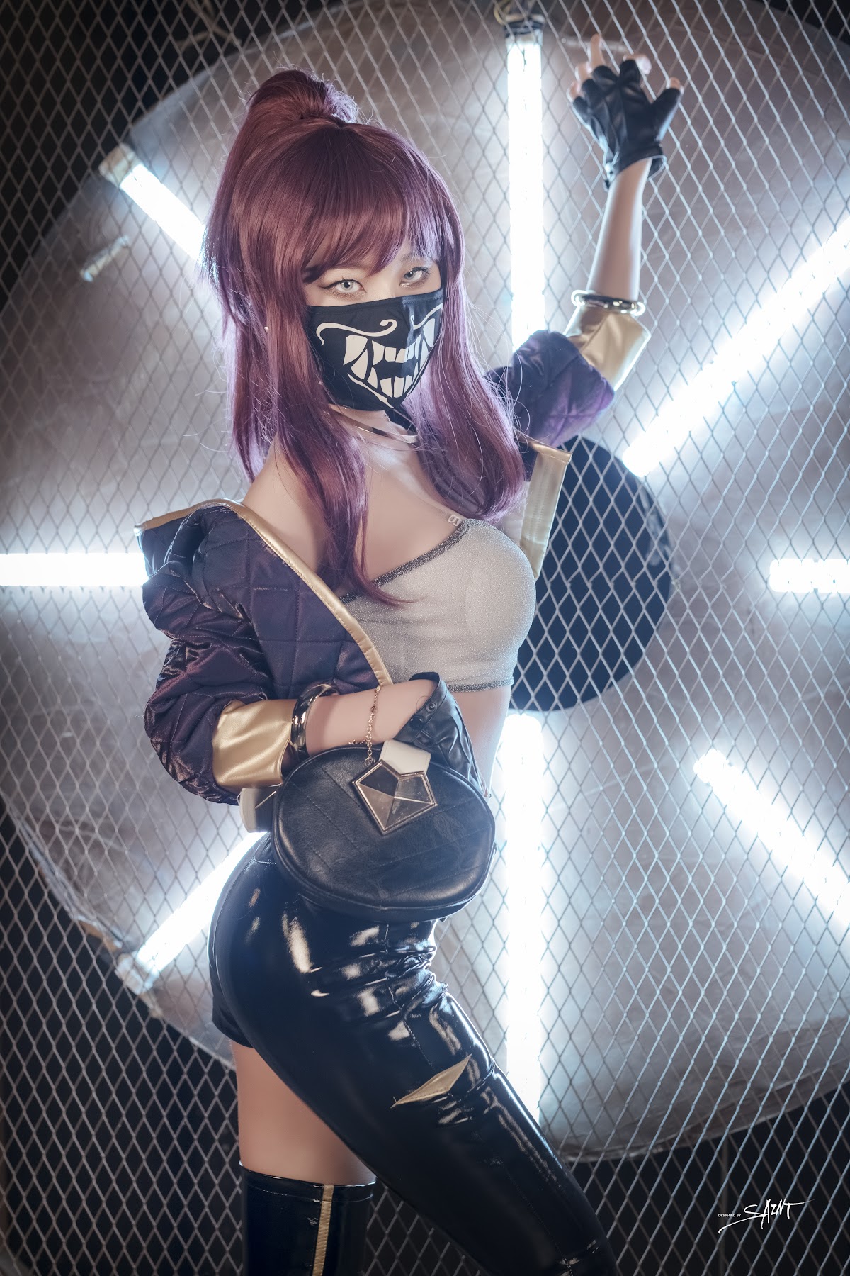 SAINT Photolife – Yuna (유나) – Yuna’s Cos Vol.04 – KDA Akali & Nier Automata 2B - P44