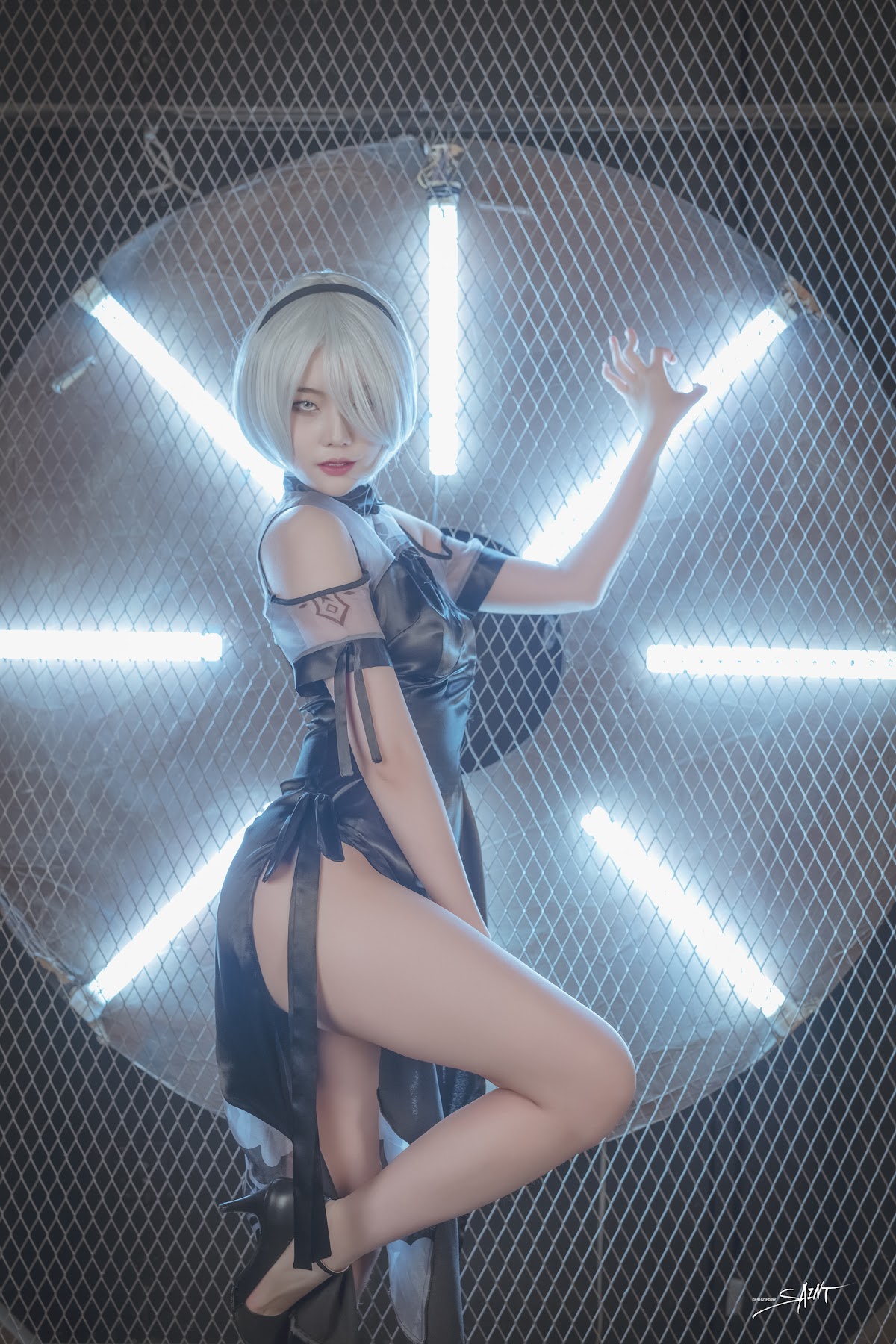 SAINT Photolife – Yuna (유나) – Yuna’s Cos Vol.04 – KDA Akali & Nier Automata 2B - P45