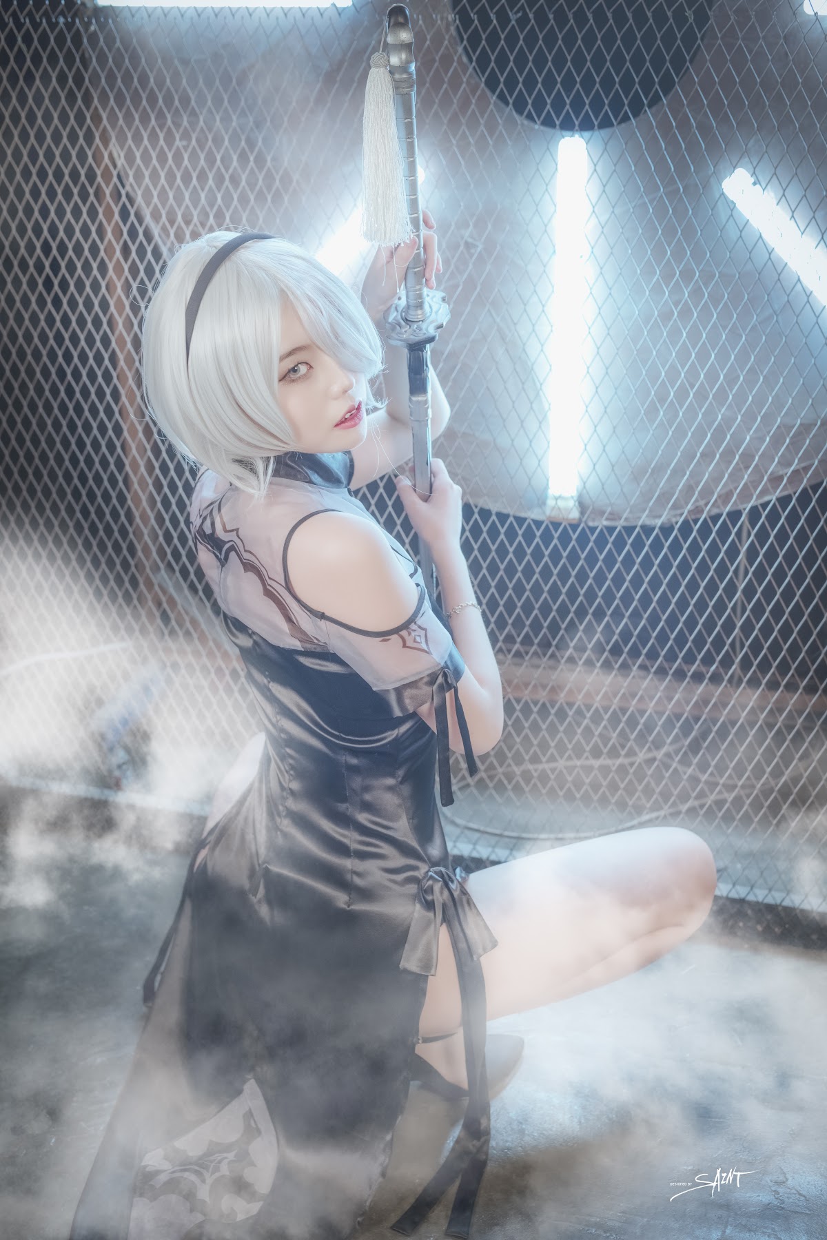 SAINT Photolife – Yuna (유나) – Yuna’s Cos Vol.04 – KDA Akali & Nier Automata 2B - P47