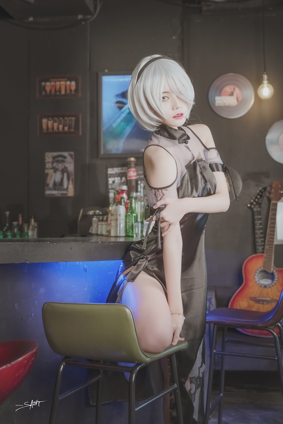 SAINT Photolife – Yuna (유나) – Yuna’s Cos Vol.04 – KDA Akali & Nier Automata 2B - P51