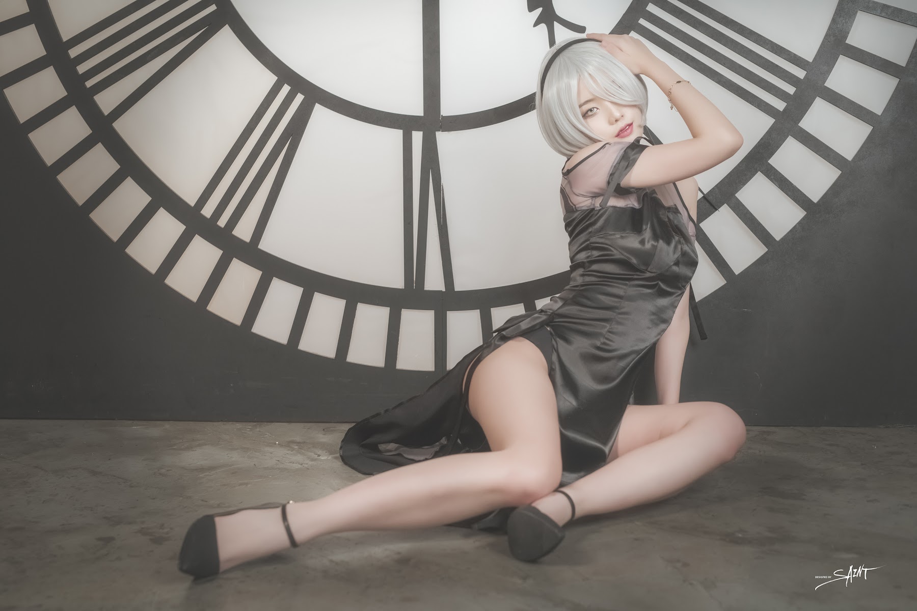SAINT Photolife – Yuna (유나) – Yuna’s Cos Vol.04 – KDA Akali & Nier Automata 2B - P54
