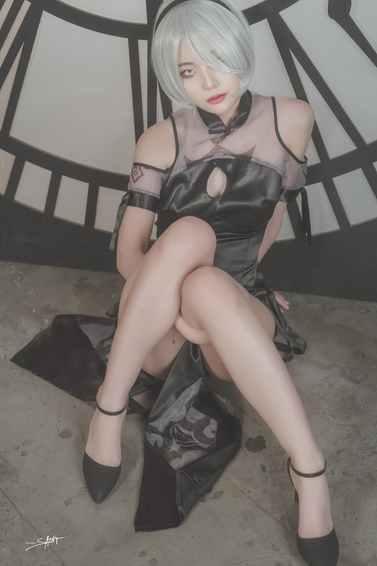 SAINT Photolife – Yuna (유나) – Yuna’s Cos Vol.04 – KDA Akali & Nier Automata 2B - P56