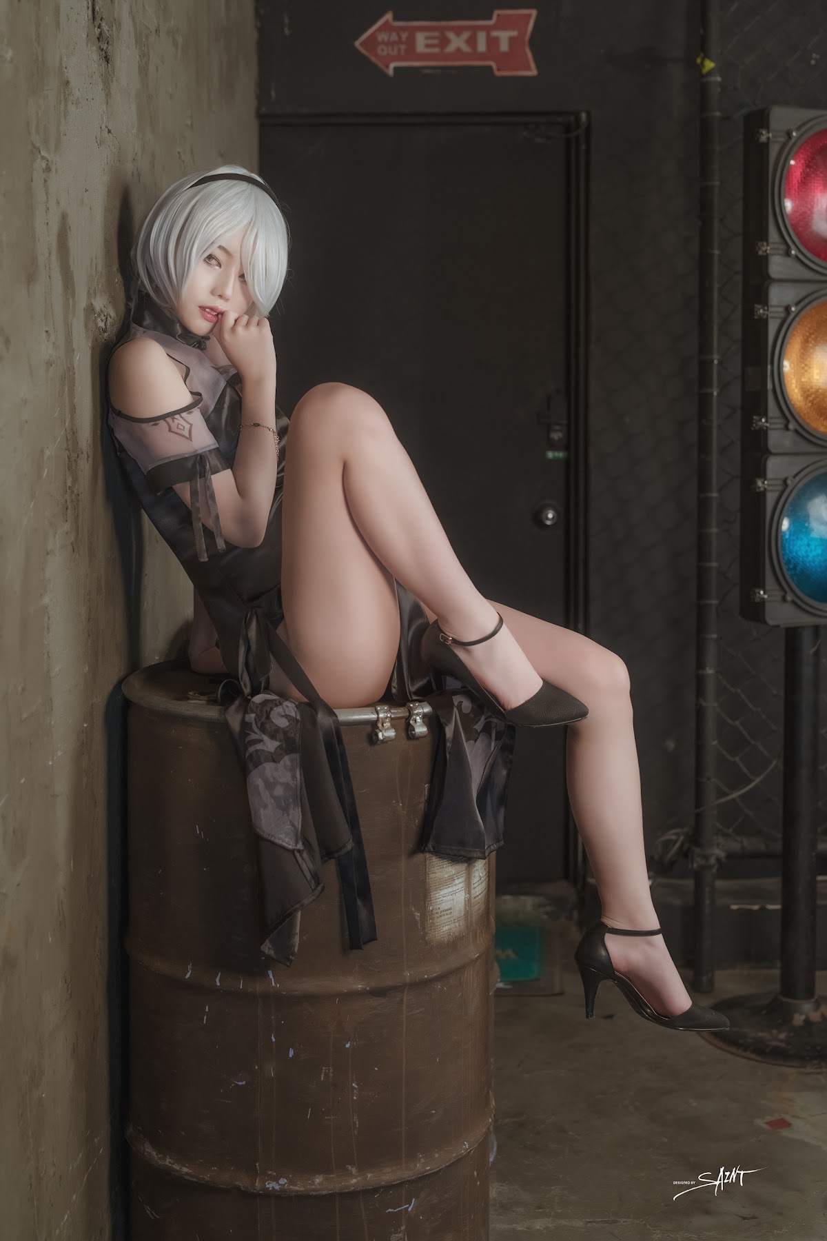 SAINT Photolife – Yuna (유나) – Yuna’s Cos Vol.04 – KDA Akali & Nier Automata 2B - P60