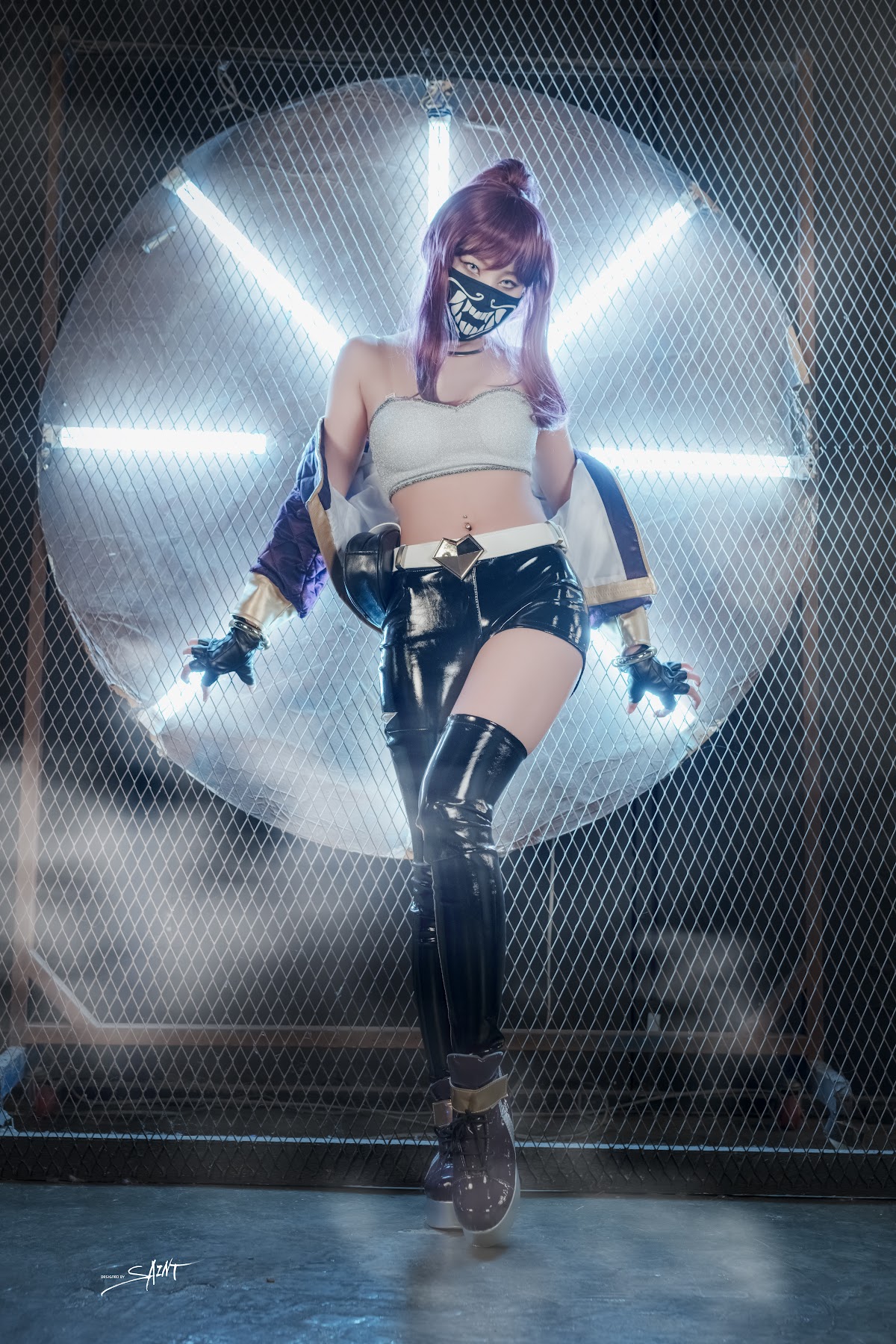 SAINT Photolife – Yuna (유나) – Yuna’s Cos Vol.04 – KDA Akali & Nier Automata 2B - P62
