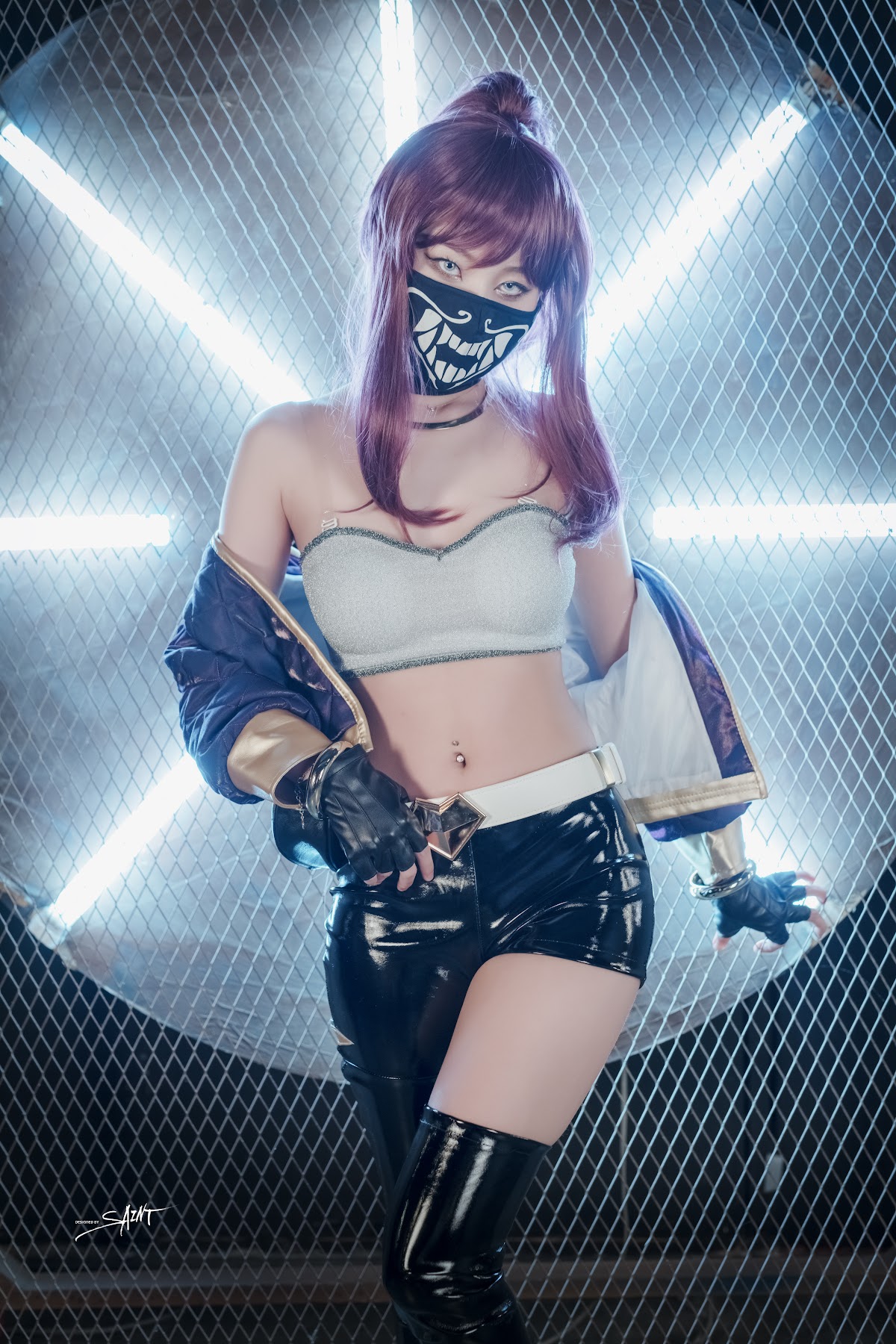 SAINT Photolife – Yuna (유나) – Yuna’s Cos Vol.04 – KDA Akali & Nier Automata 2B - P63