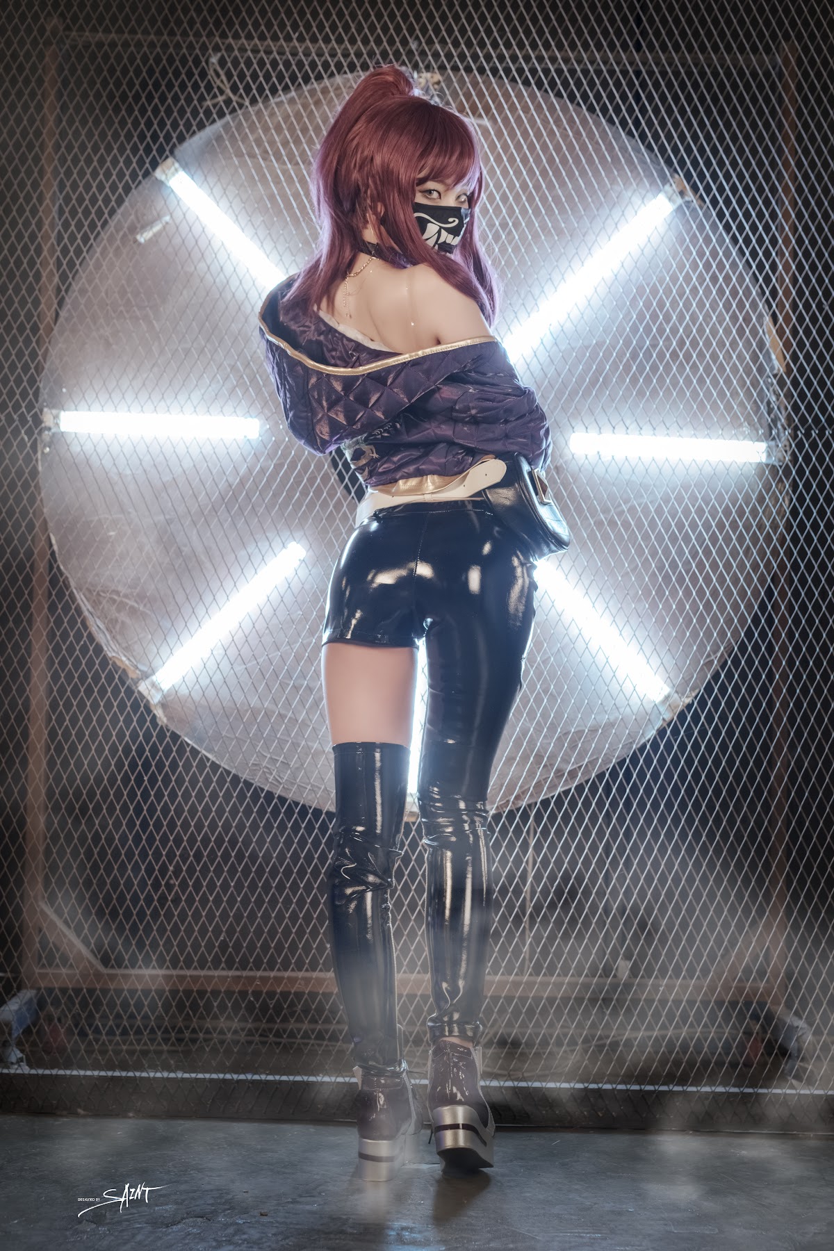 SAINT Photolife – Yuna (유나) – Yuna’s Cos Vol.04 – KDA Akali & Nier Automata 2B - P64
