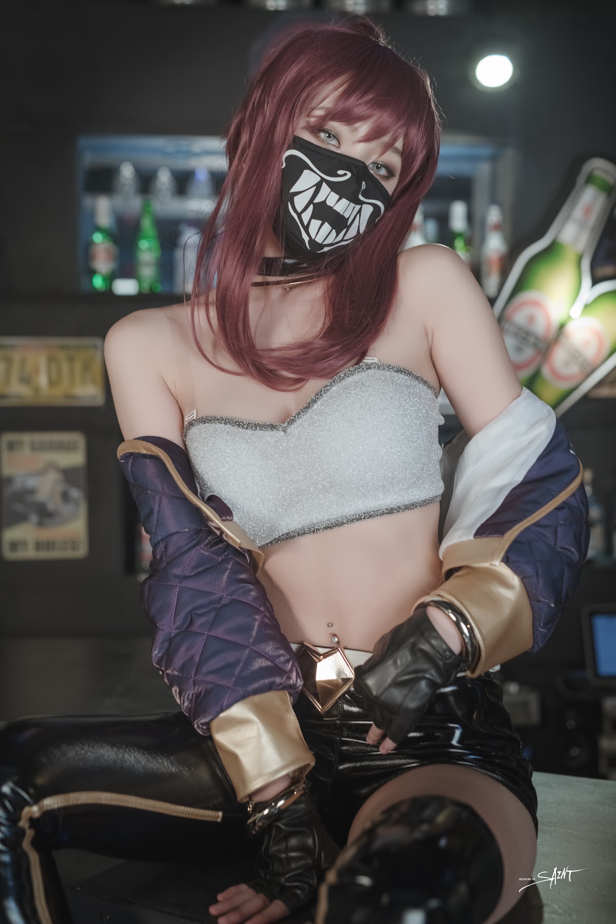 SAINT Photolife – Yuna (유나) – Yuna’s Cos Vol.04 – KDA Akali & Nier Automata 2B - P6