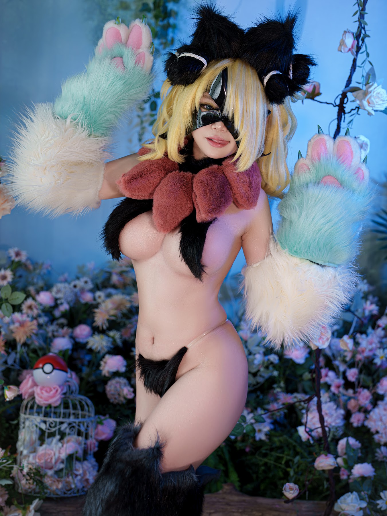 Coser@ZinieQ – Cynthia in Meowscarada Costume - P9
