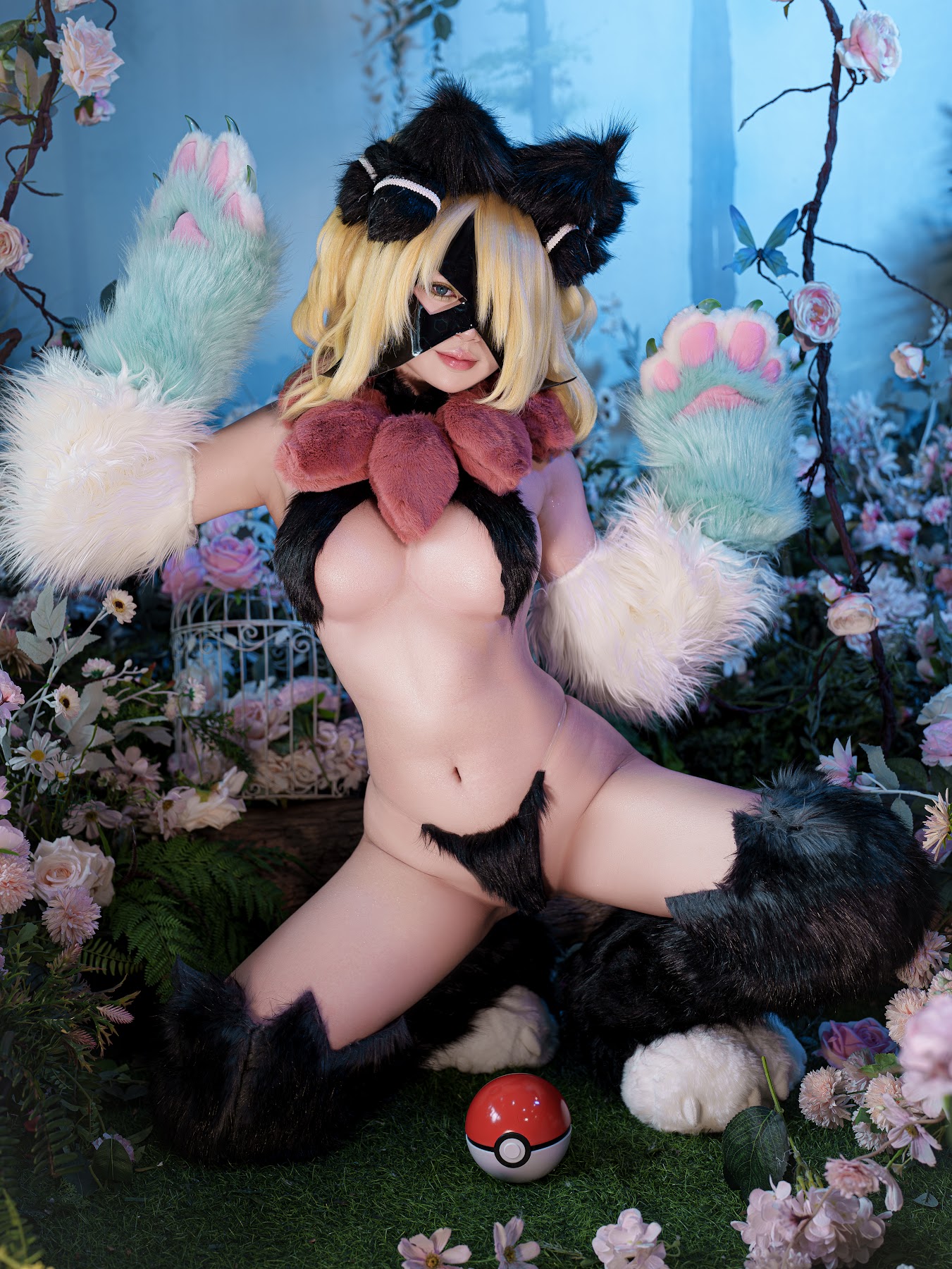 Coser@ZinieQ – Cynthia in Meowscarada Costume - P7