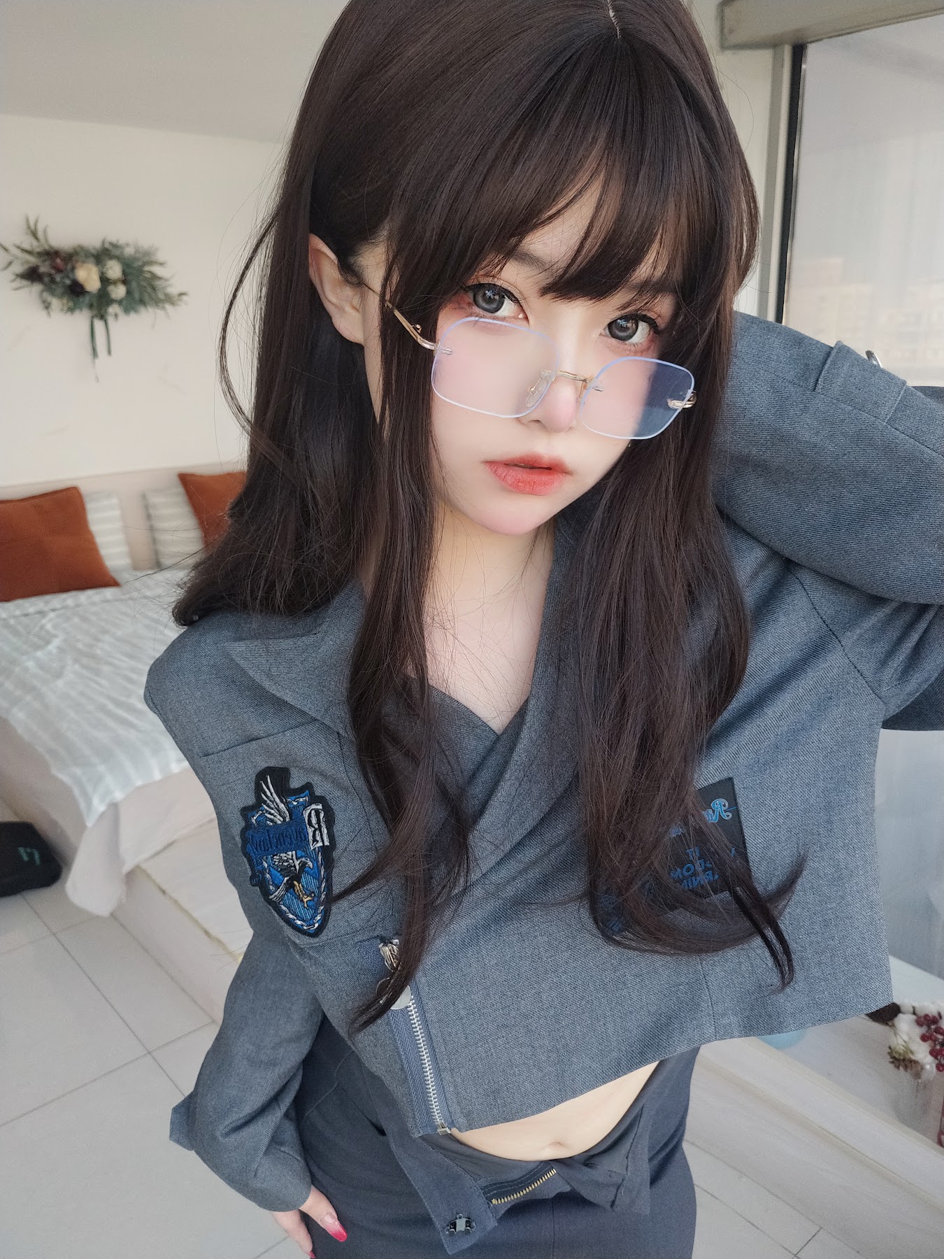 Coser@女主K – 沉默的学姐 - P8