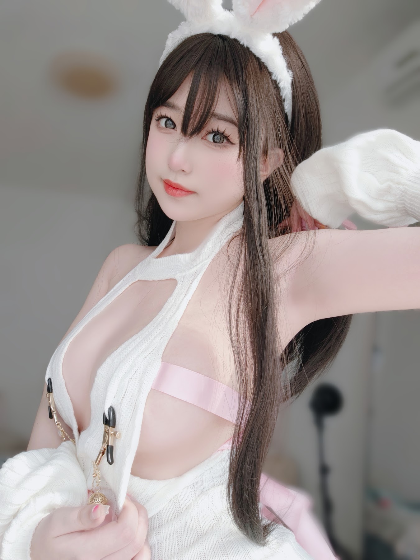 Coser@女主K – 白丝兔女郎 - P17
