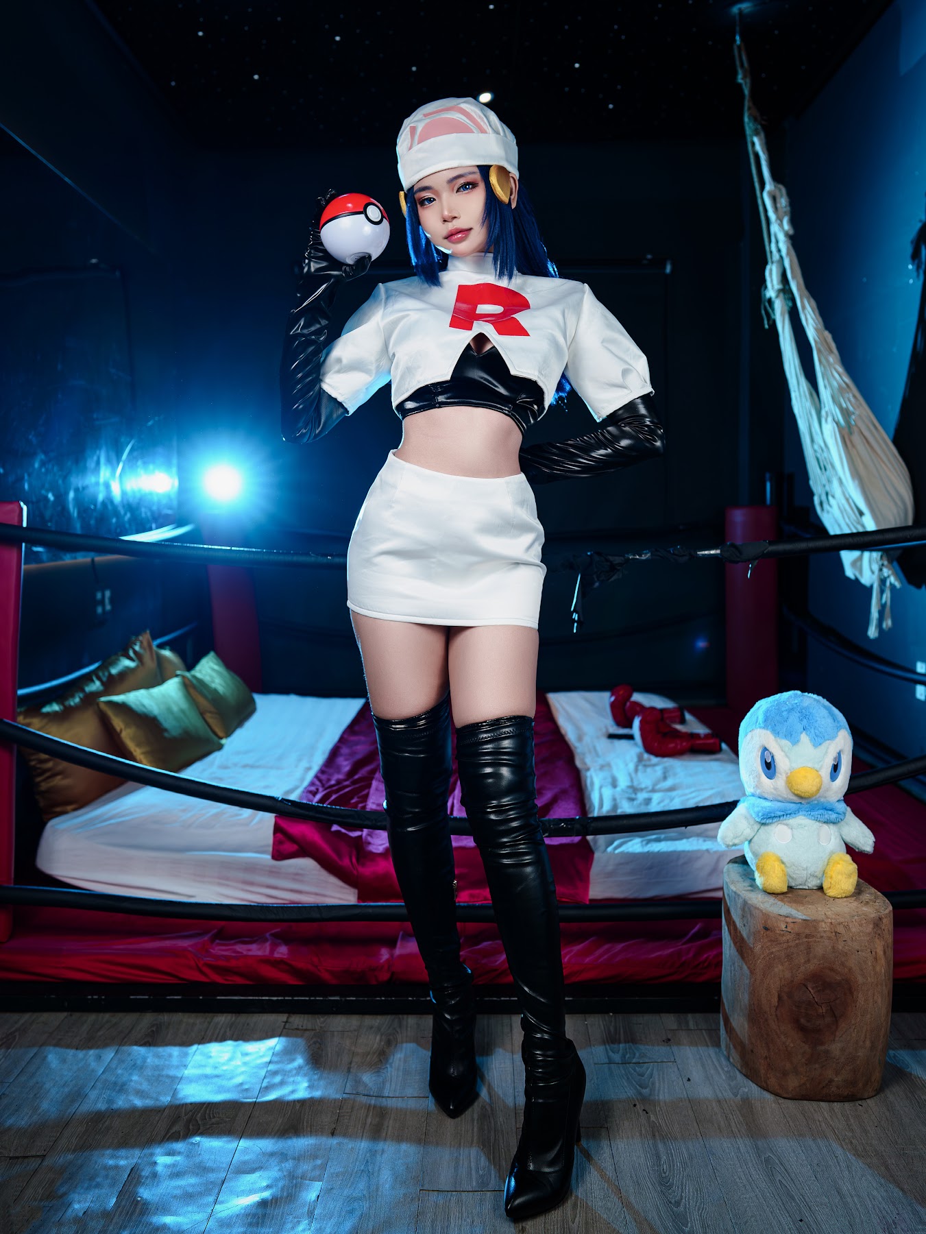 Coser@ZinieQ – Dawn Pokemon in Team Rocket Costume - P9