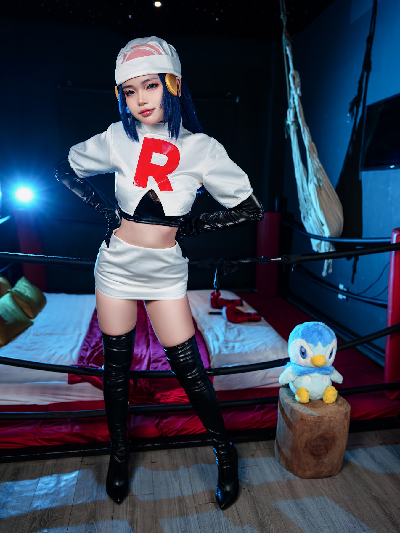 Coser@ZinieQ – Dawn Pokemon in Team Rocket Costume - P10