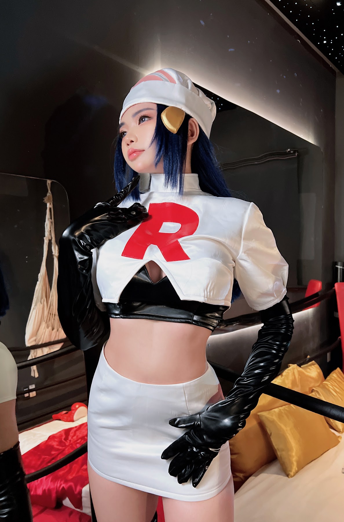 Coser@ZinieQ – Dawn Pokemon in Team Rocket Costume - P6