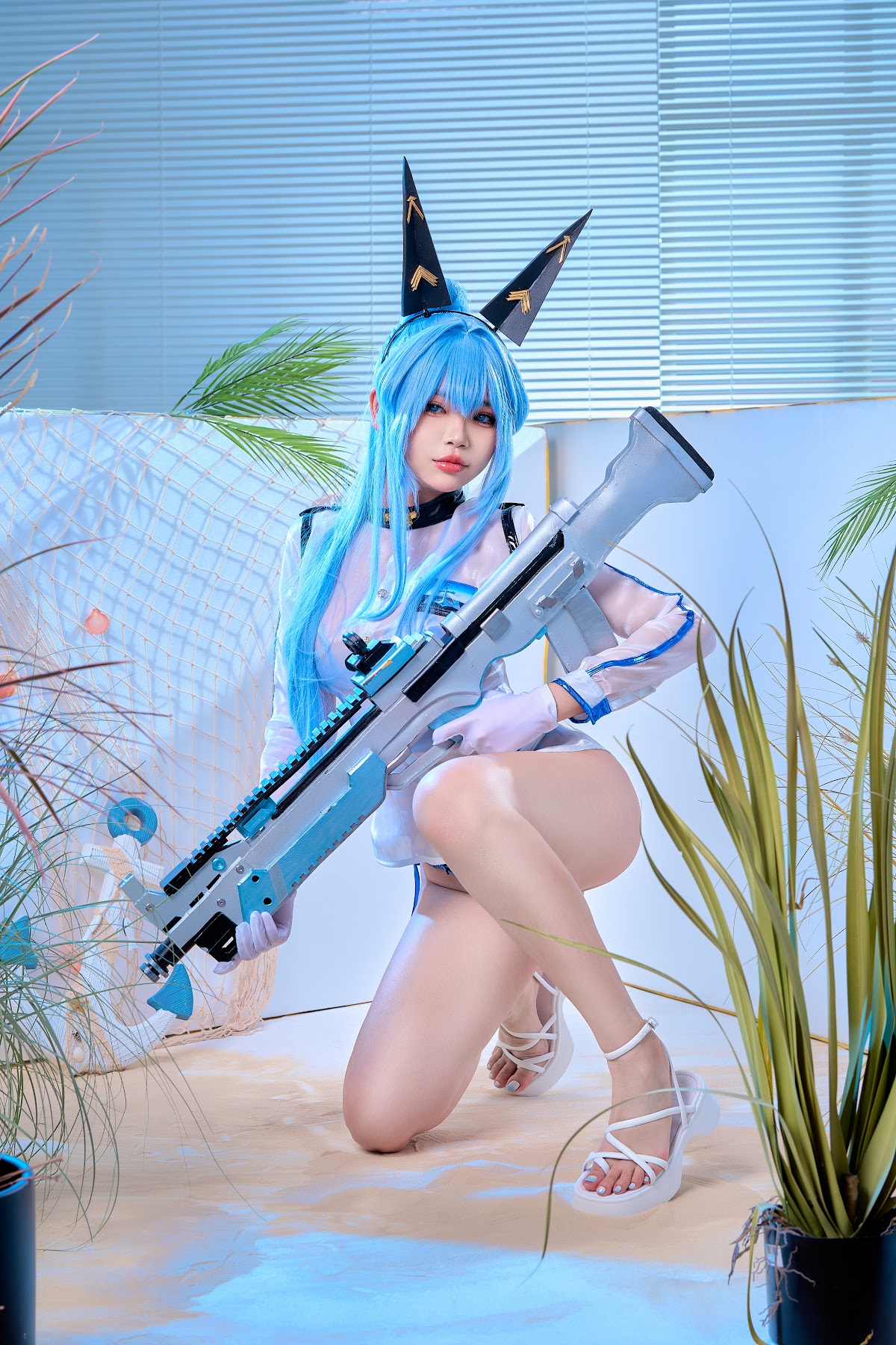 Coser@ZinieQ – Helm x Anis NIKKE Cosplay - P29