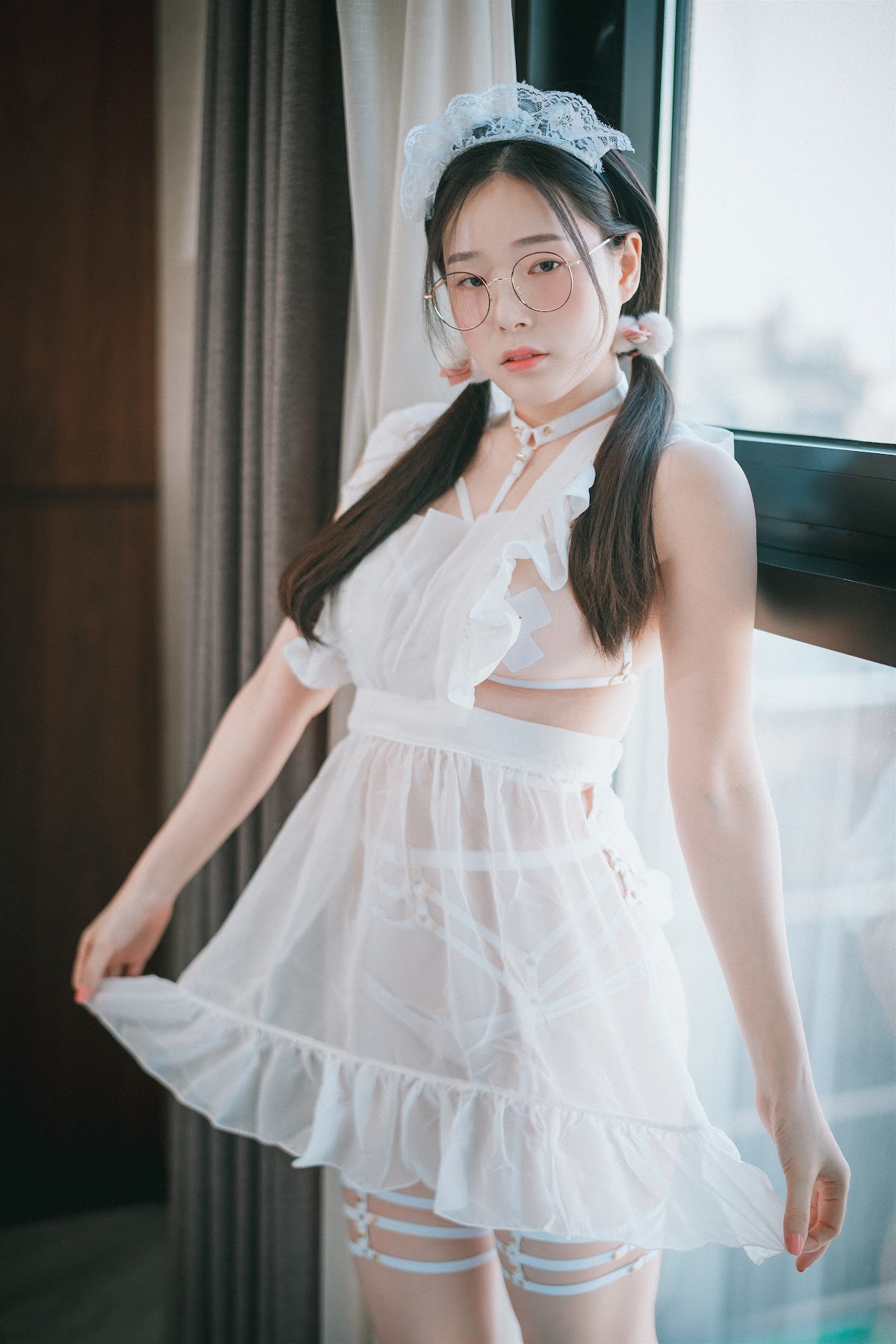 DJAWA Photo – Pia (피아) – Sheer Chiffon Apron - P20
