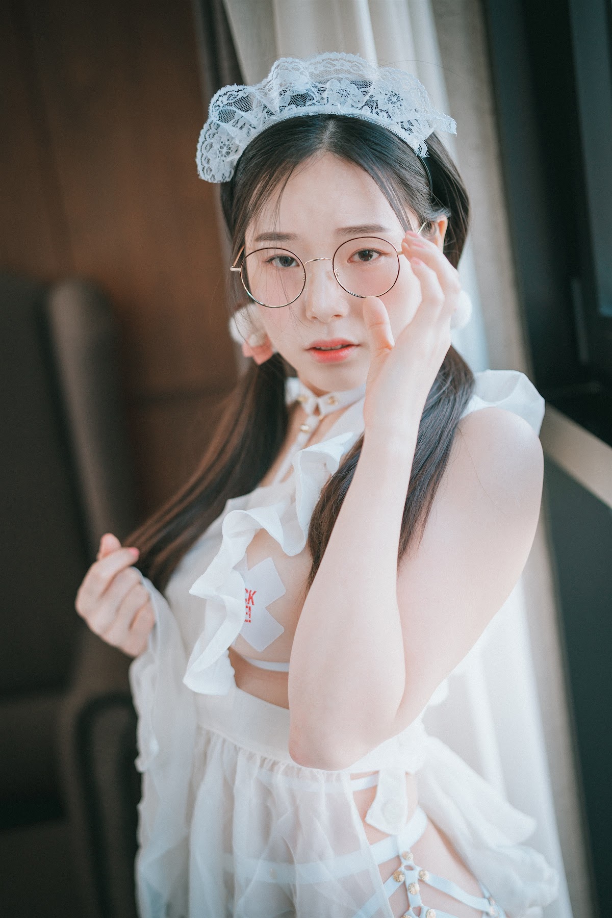 DJAWA Photo – Pia (피아) – Sheer Chiffon Apron - P21