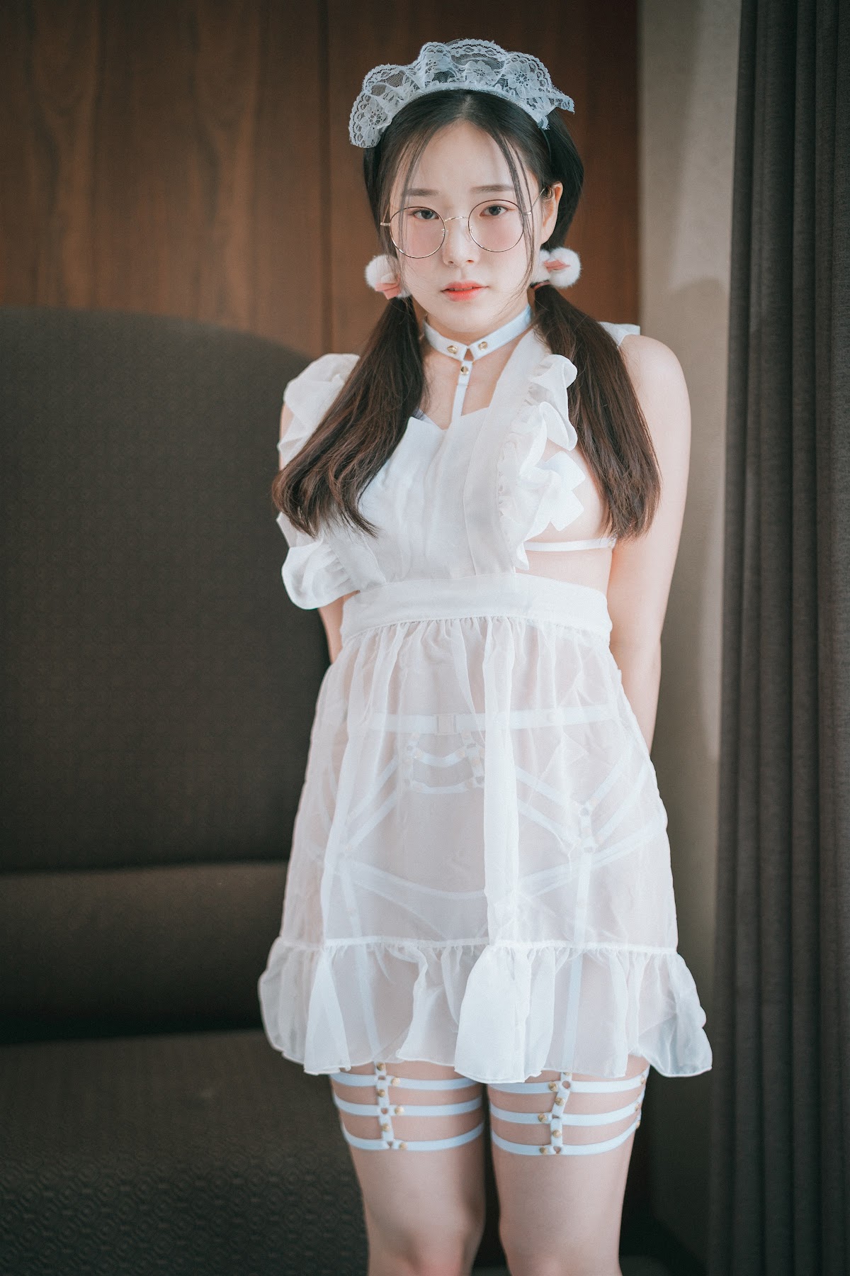 DJAWA Photo – Pia (피아) – Sheer Chiffon Apron - P22