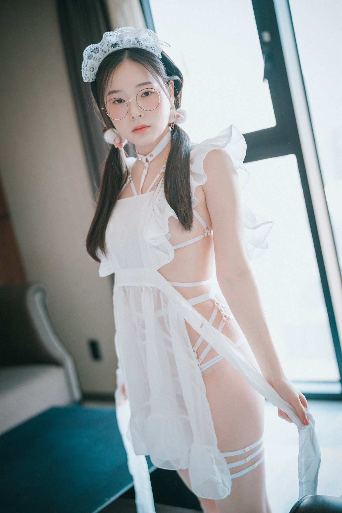 DJAWA Photo – Pia (피아) – Sheer Chiffon Apron - P32