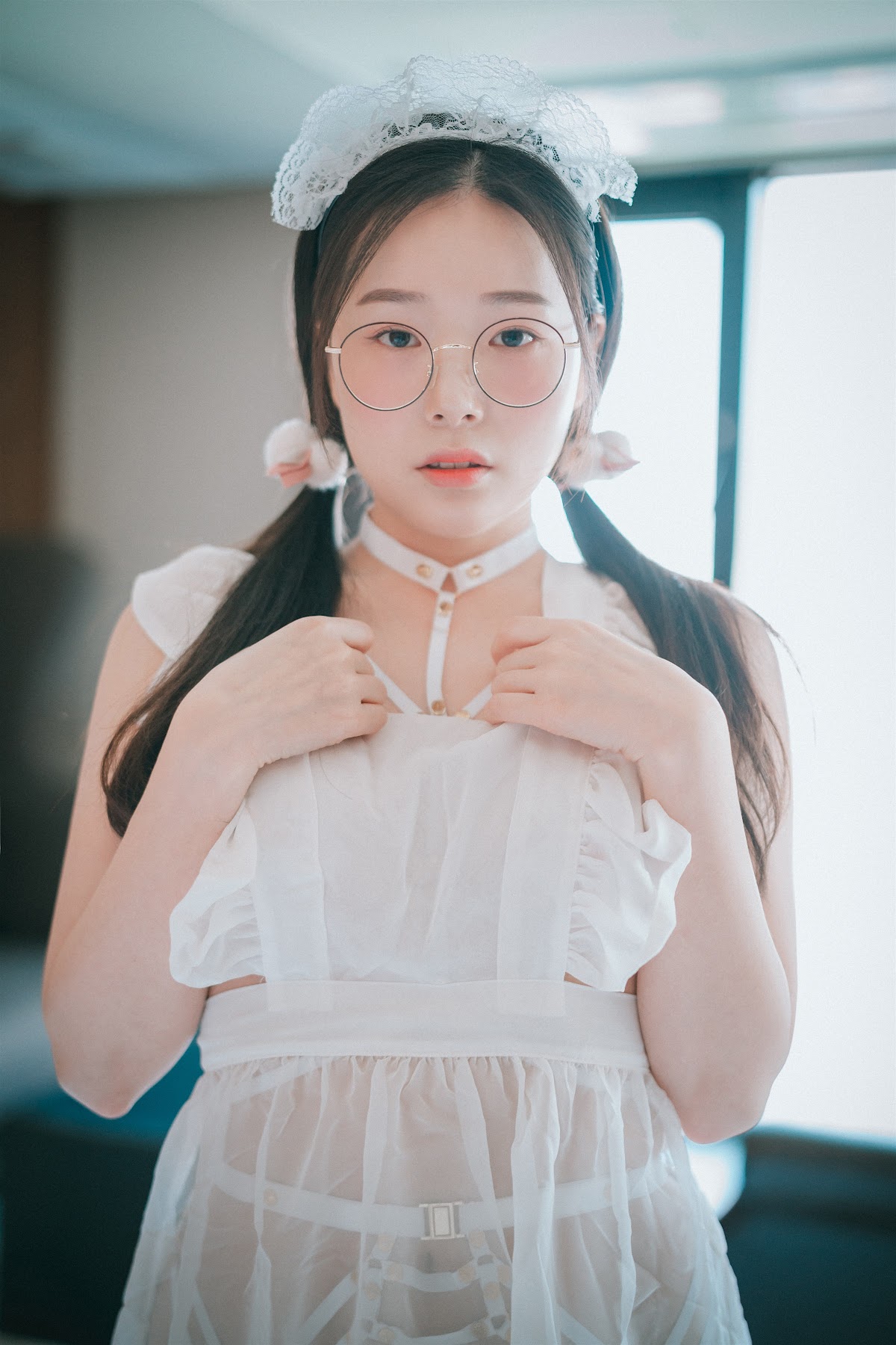 DJAWA Photo – Pia (피아) – Sheer Chiffon Apron - P6
