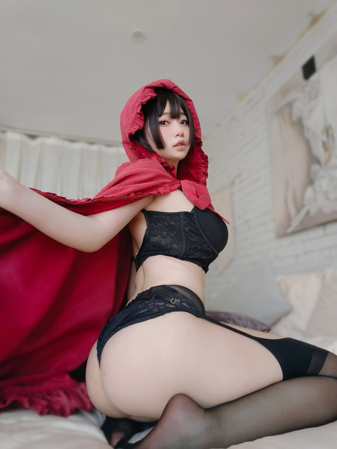Coser@女主K – 小红帽和红苹果 - P44