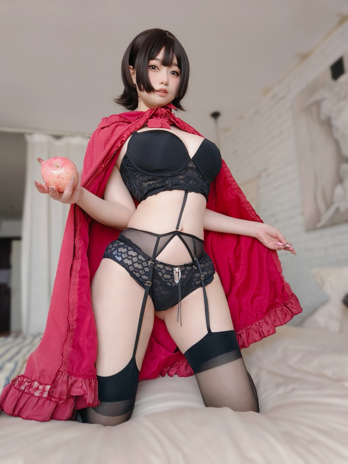 Coser@女主K – 小红帽和红苹果 - P76