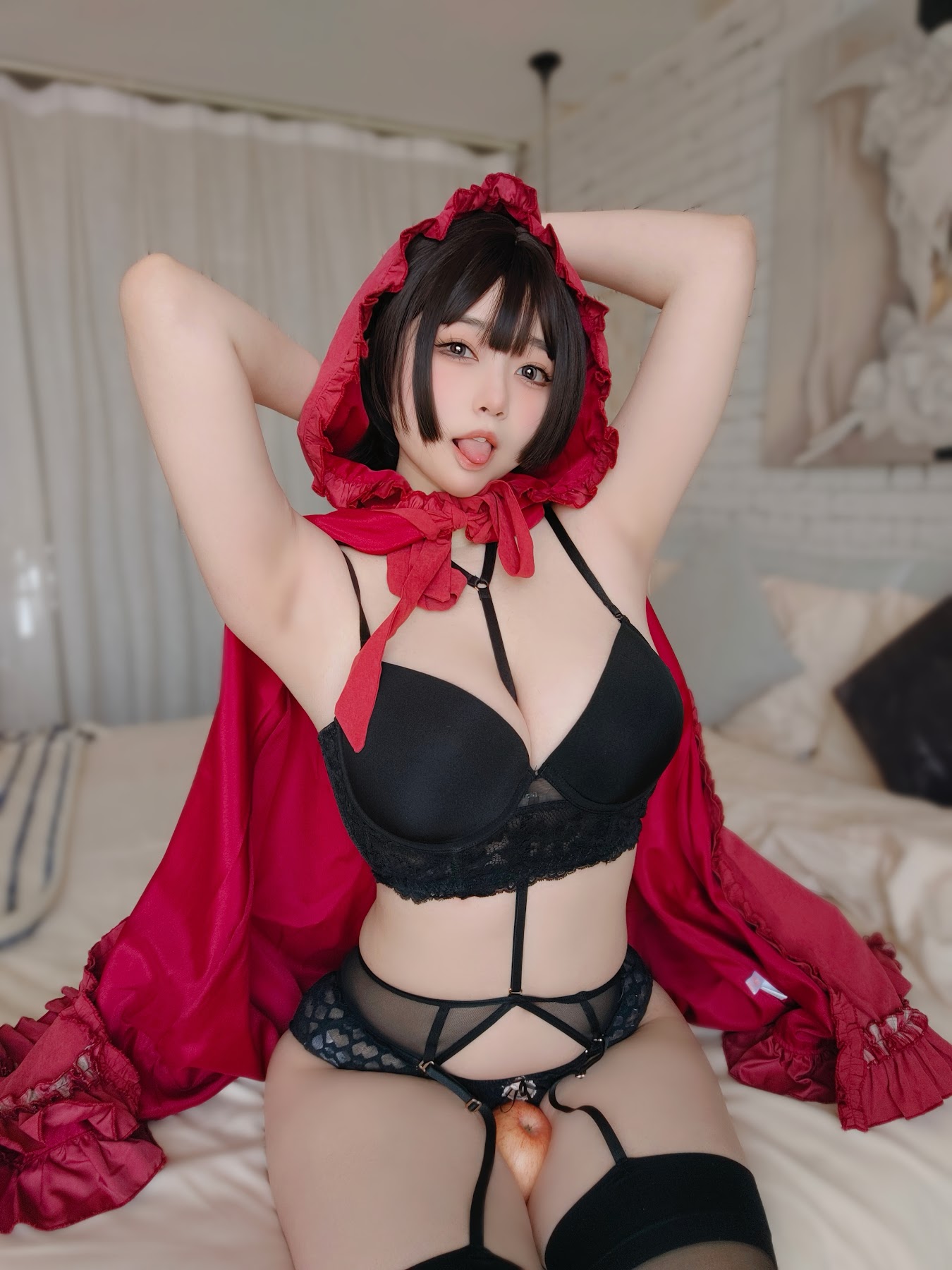 Coser@女主K – 小红帽和红苹果 - P78