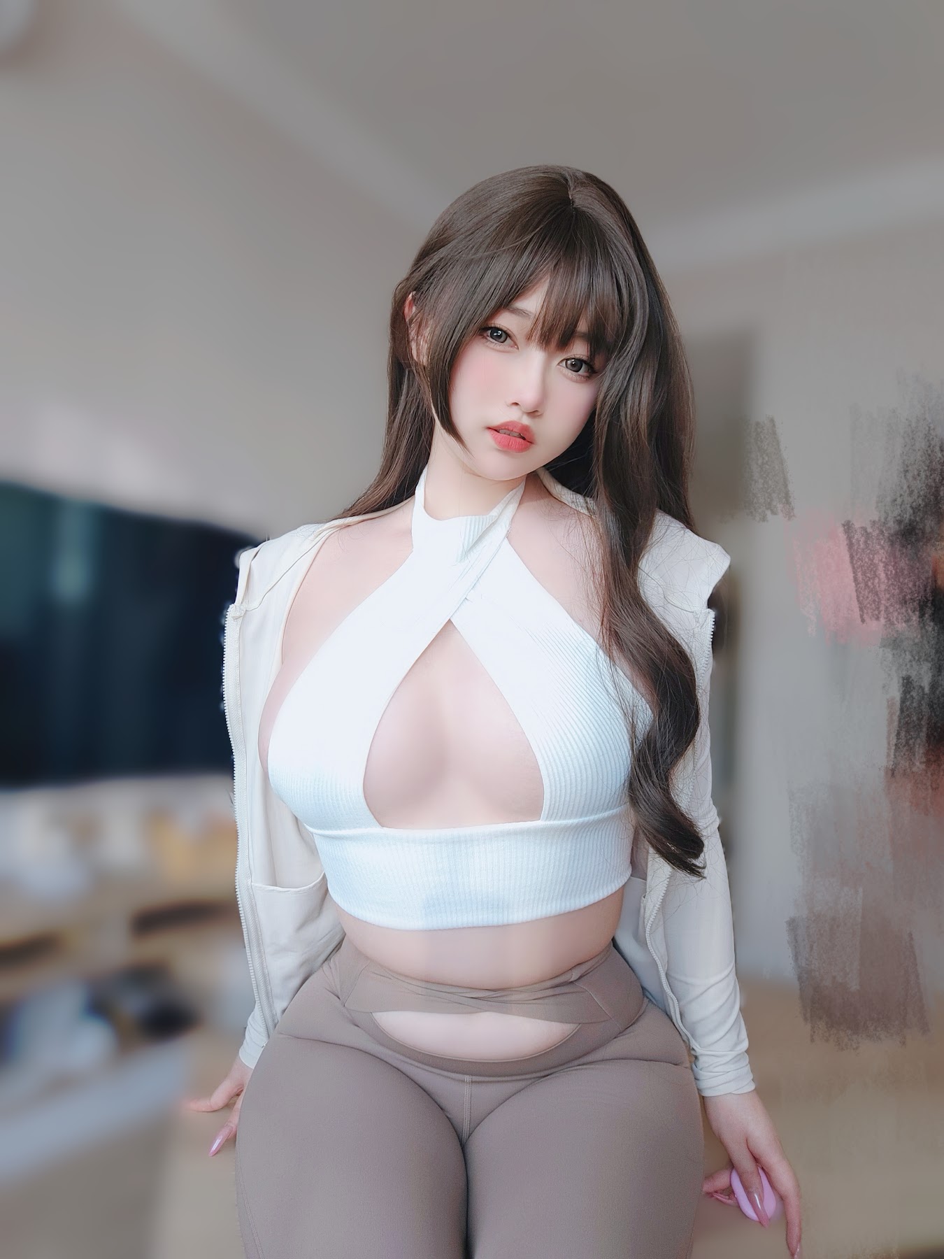 Coser@女主K – 瑜伽服 - P2