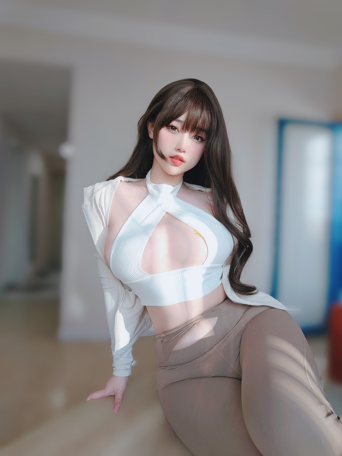 Coser@女主K – 瑜伽服 - P3
