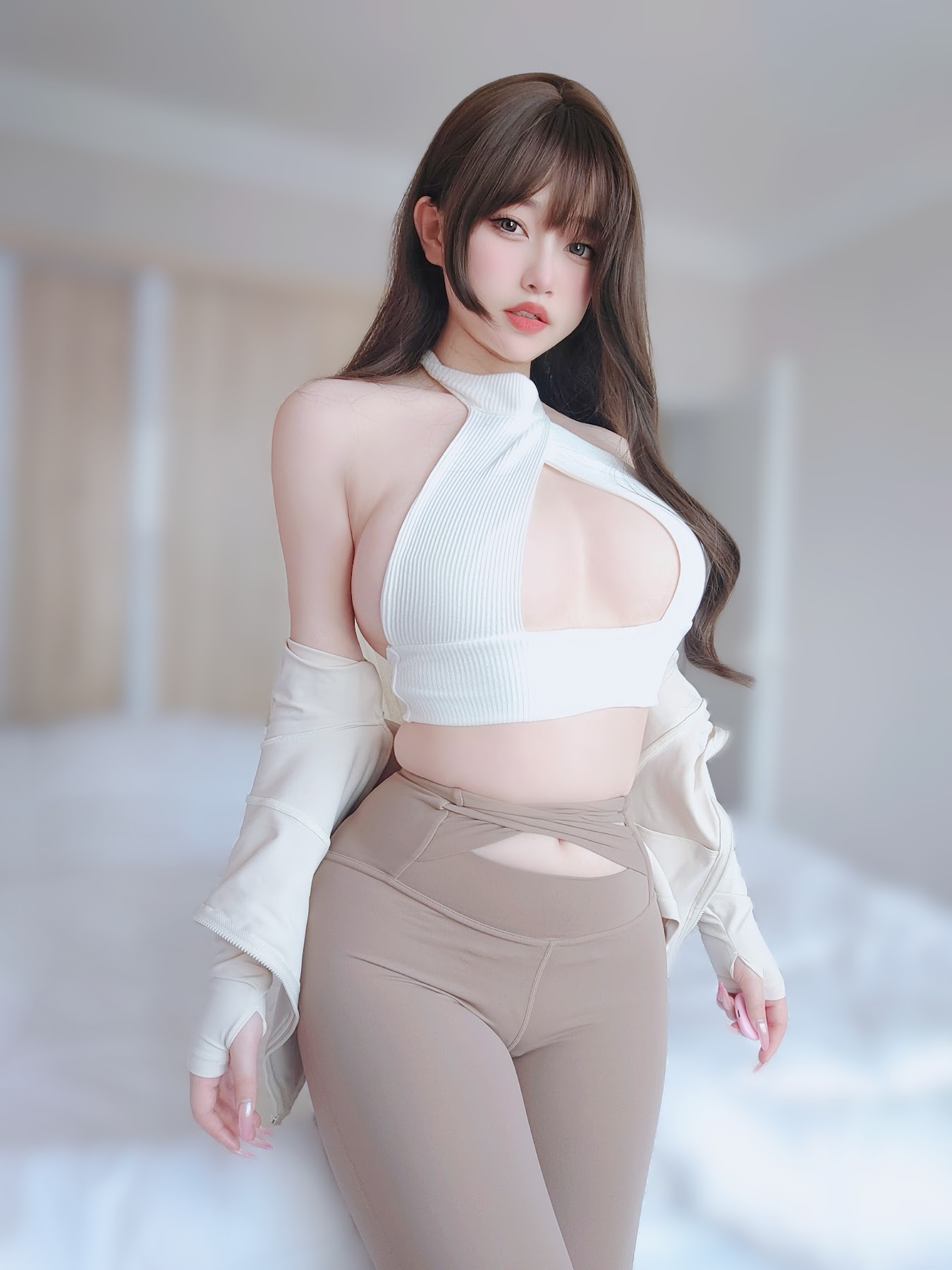 Coser@女主K – 瑜伽服 - P59