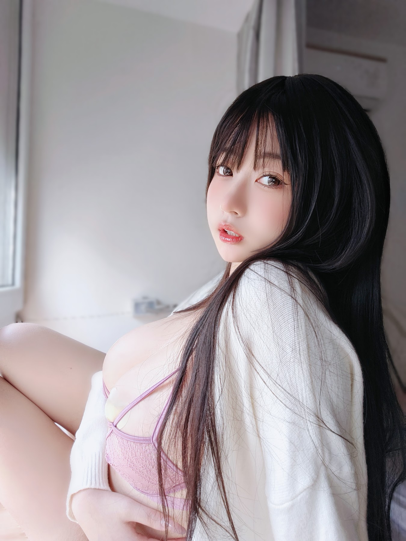 Coser@女主K – 素颜的清晨 - P56
