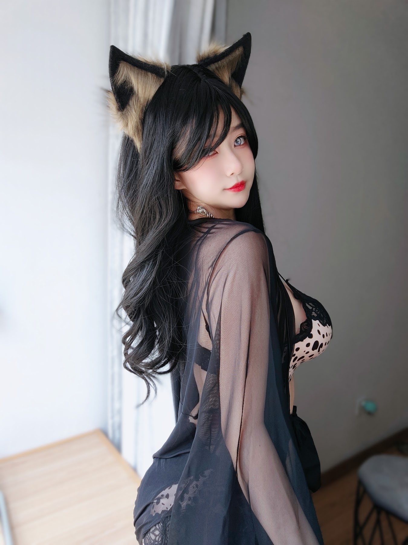Coser@女主K – 豹纹内衣 - P31