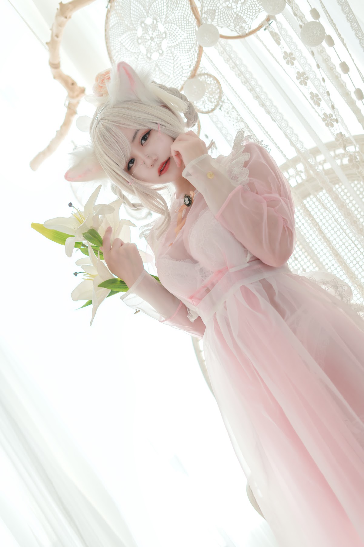 Coser@小仓千代w No.007 透明女仆粉色 - P10